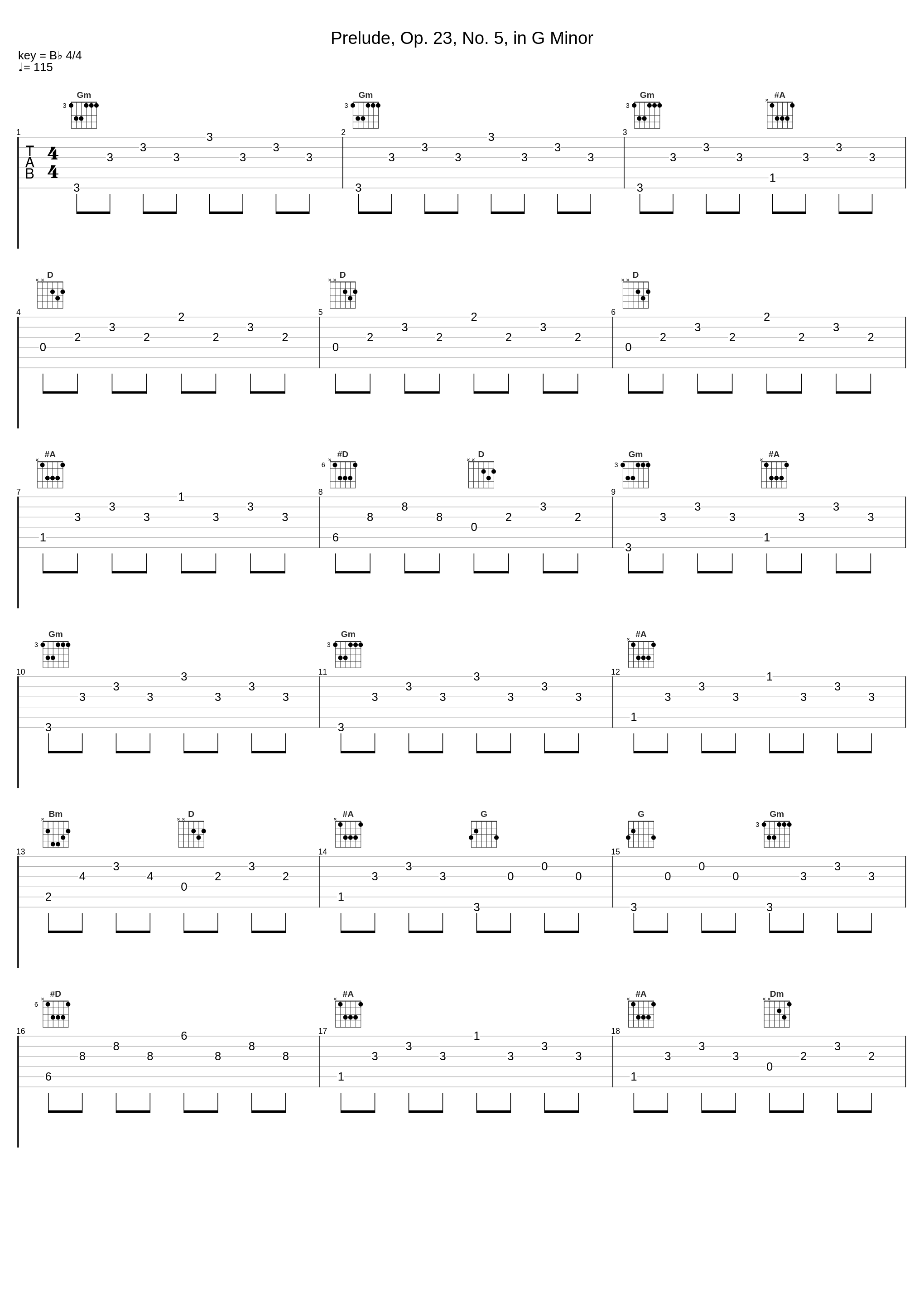 Prelude, Op. 23, No. 5, in G Minor_Vladimir Horowitz,Sergei Rachmaninoff_1