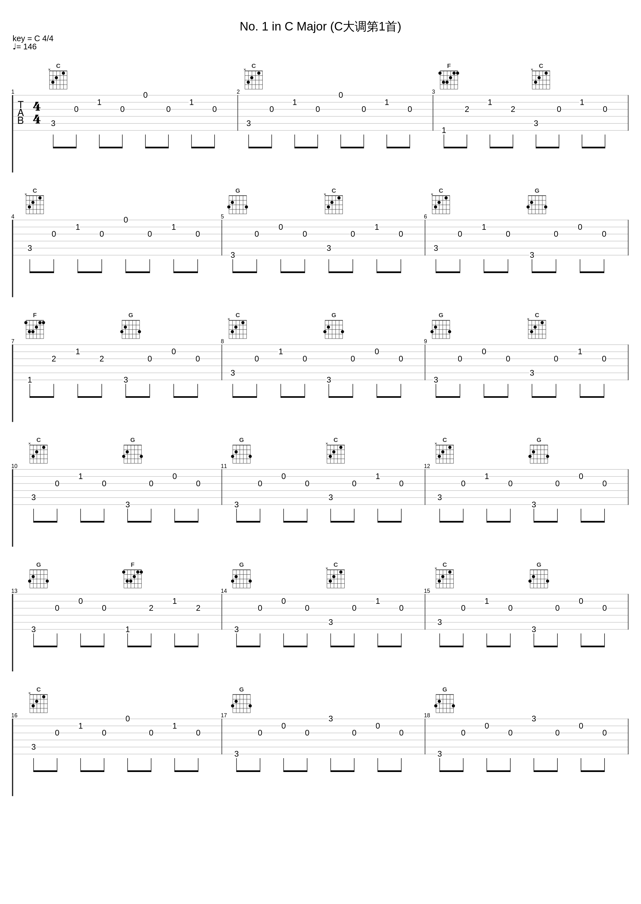 No. 1 in C Major (C大调第1首)_Pavel Egorov_1