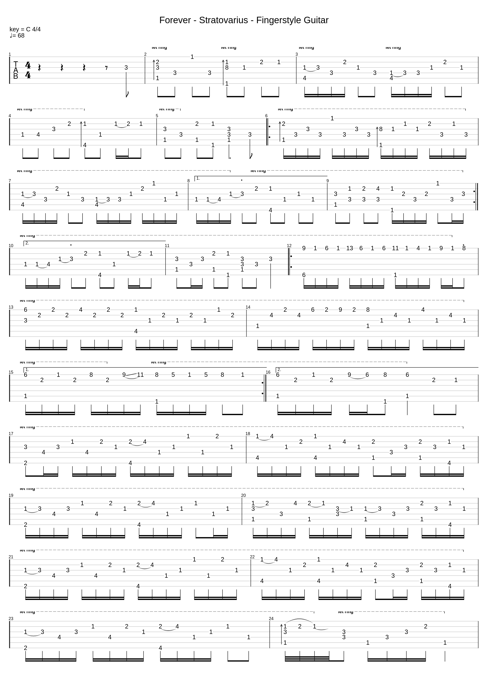 Forever; Arr by Dan C. Holloway_Stratovarius_1