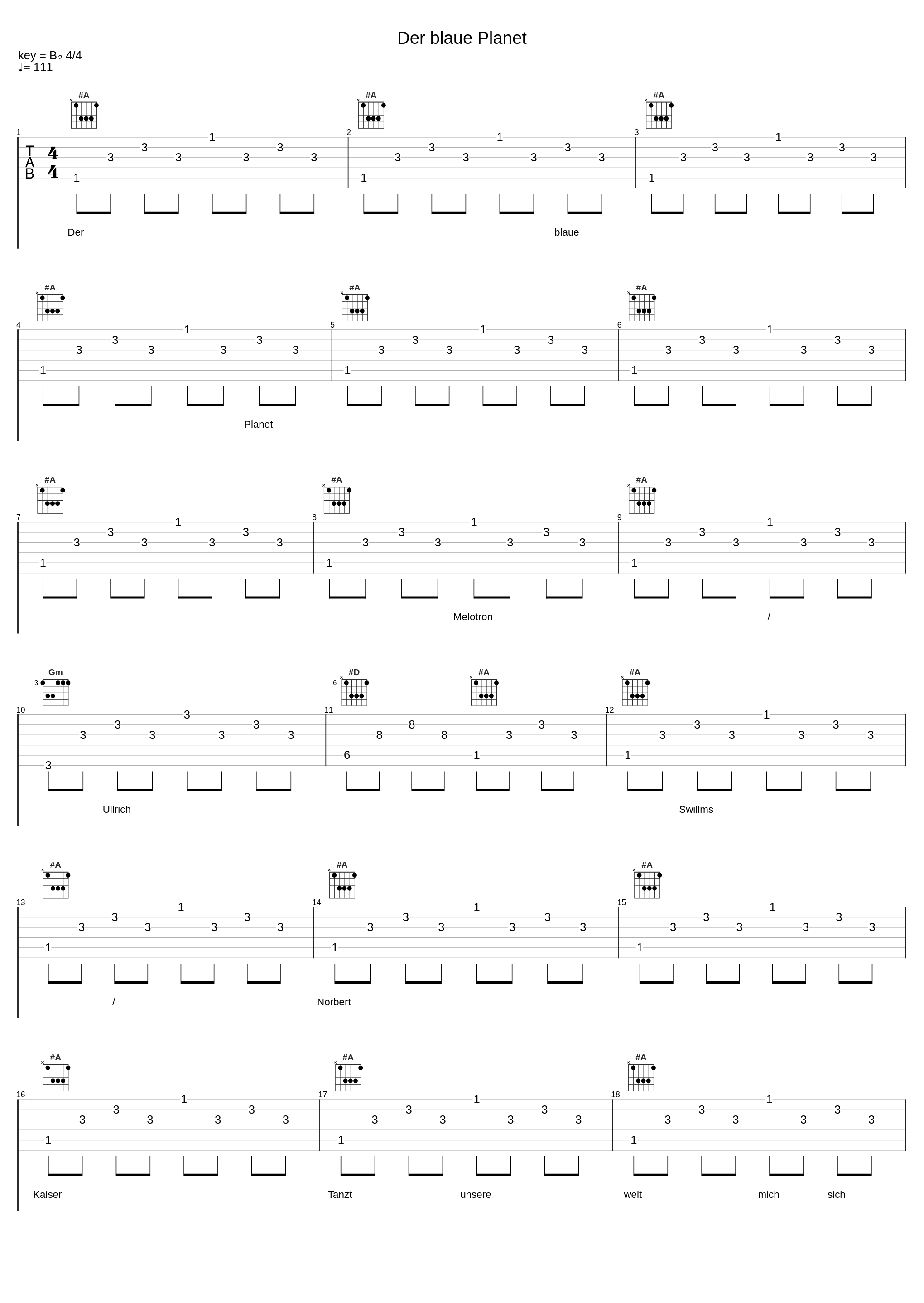 Der blaue Planet_Melotron,Ullrich Swillms,Norbert Kaiser_1