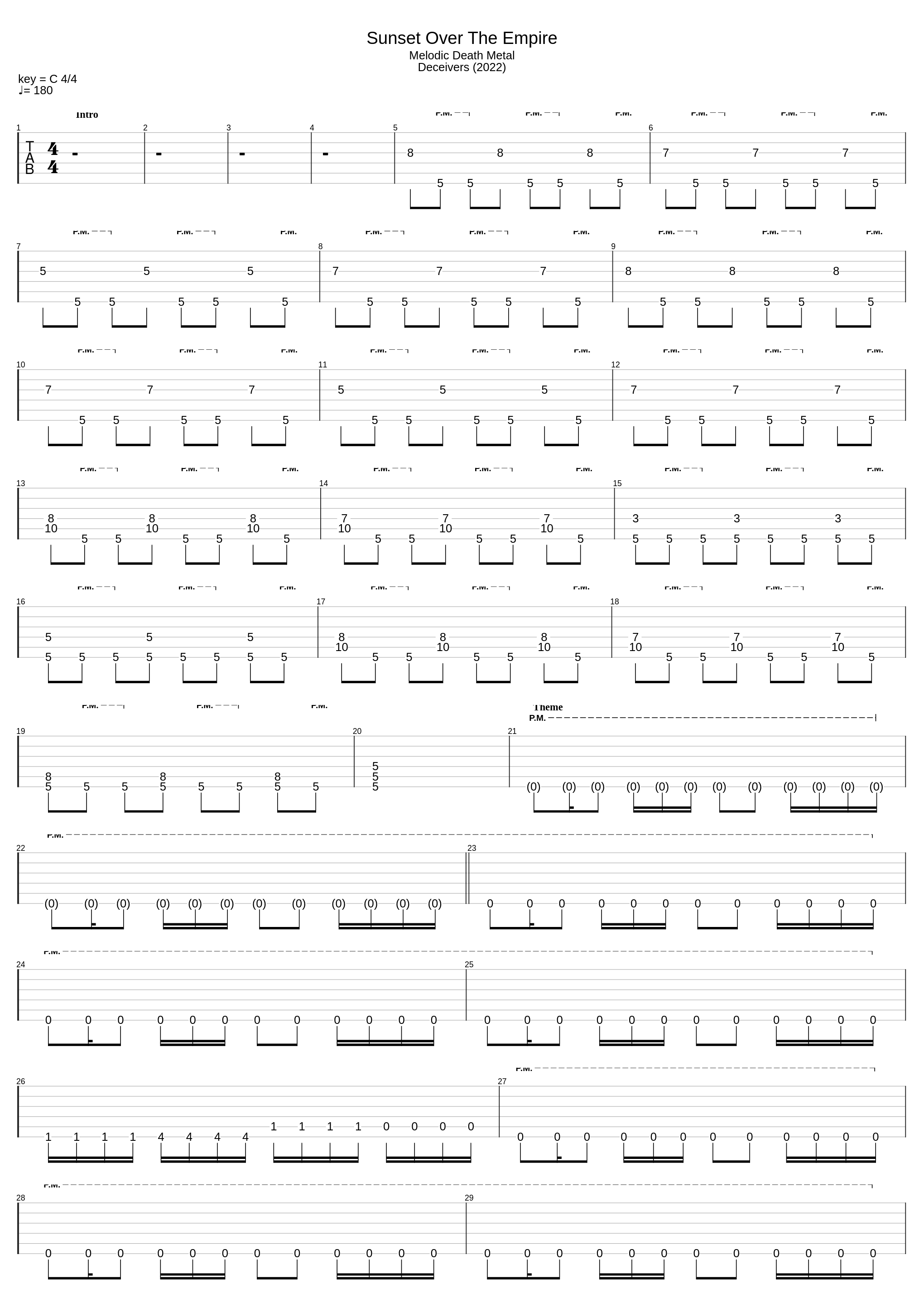 Sunset Over The Empire (Drop C)_Arch Enemy_1