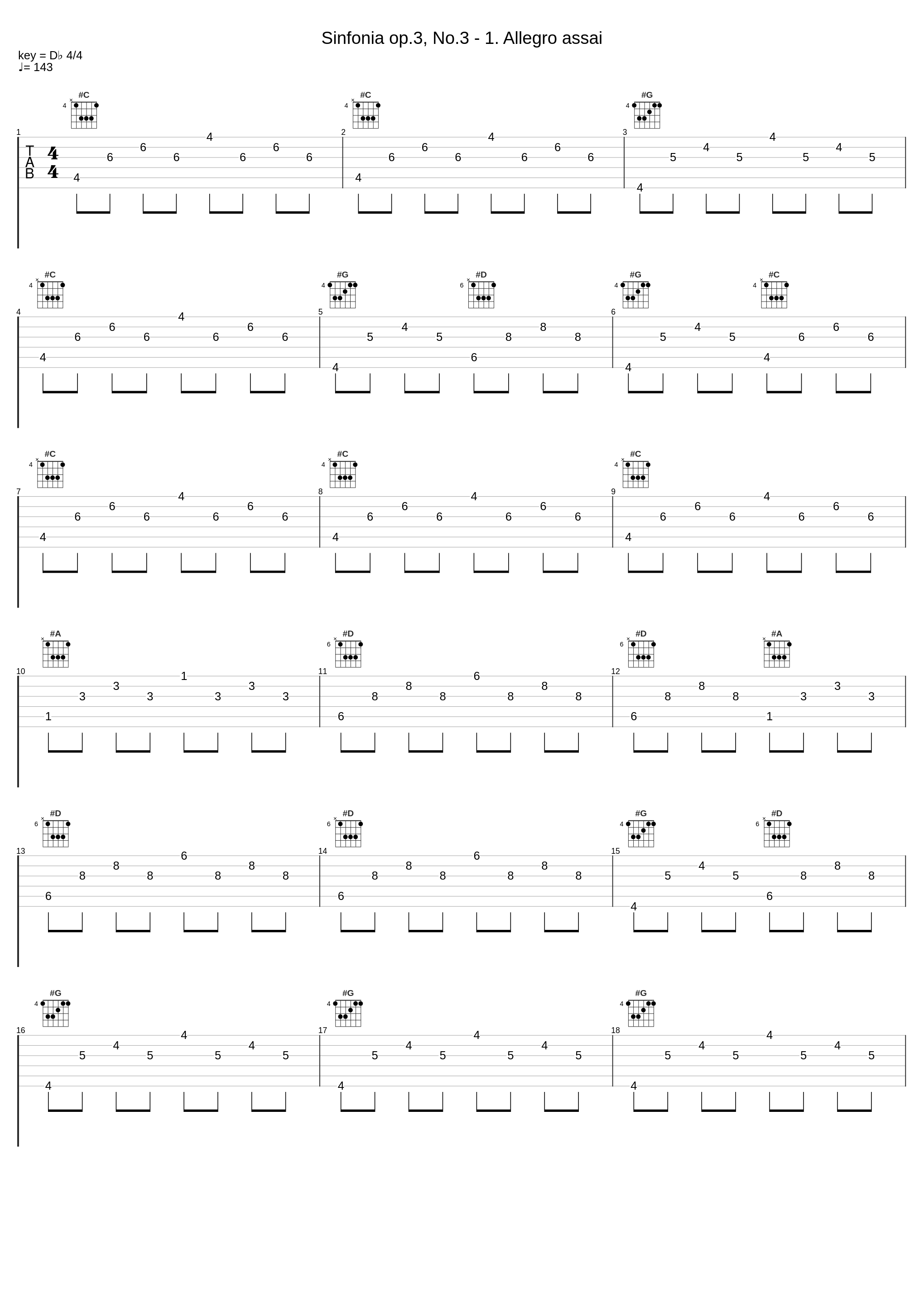 Sinfonia op.3, No.3 - 1. Allegro assai_Musica Antiqua Köln,Reinhard Goebel_1