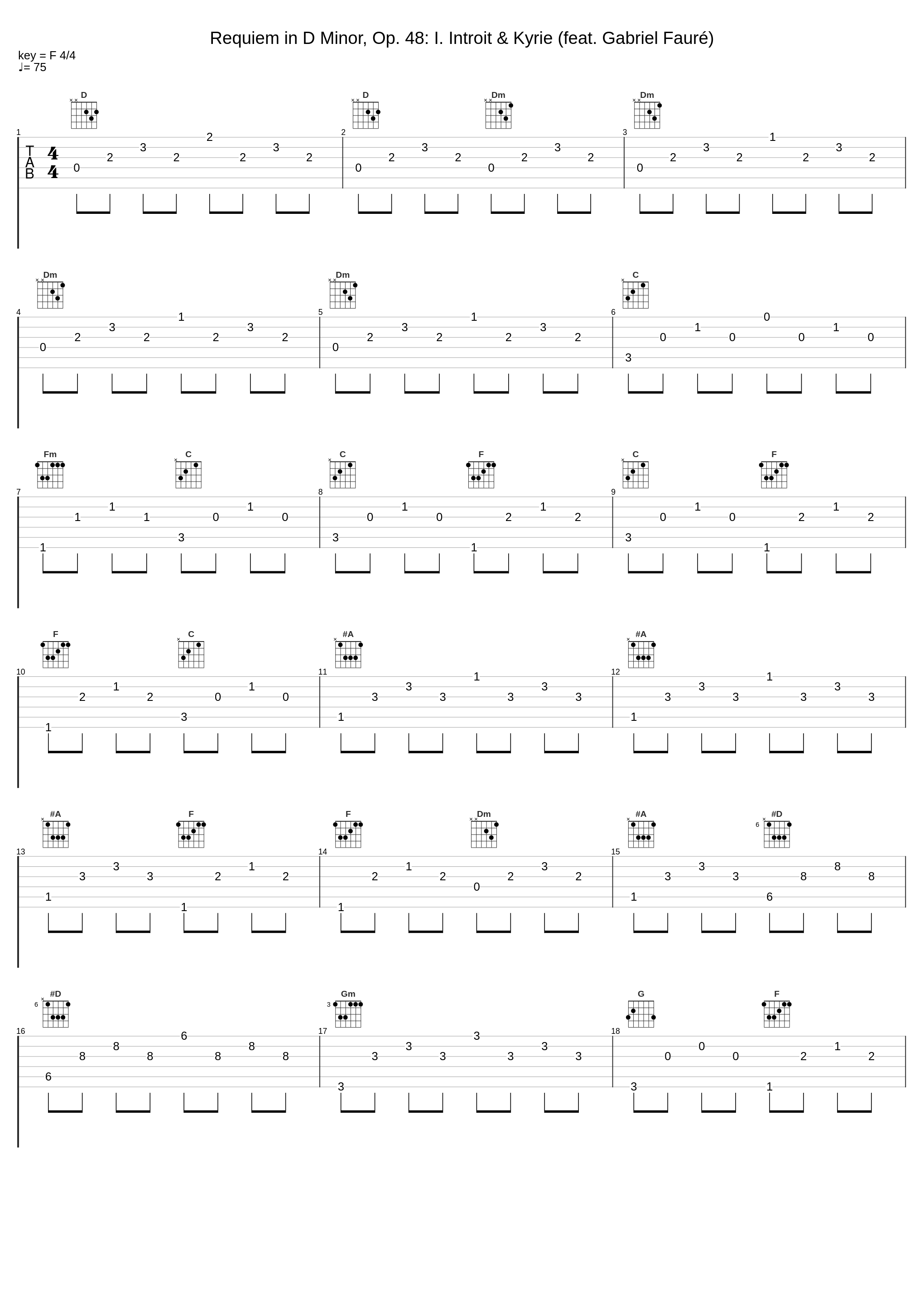 Requiem in D Minor, Op. 48: I. Introit & Kyrie (feat. Gabriel Fauré)_Studentenkoor Gica,Gabriel Fauré_1