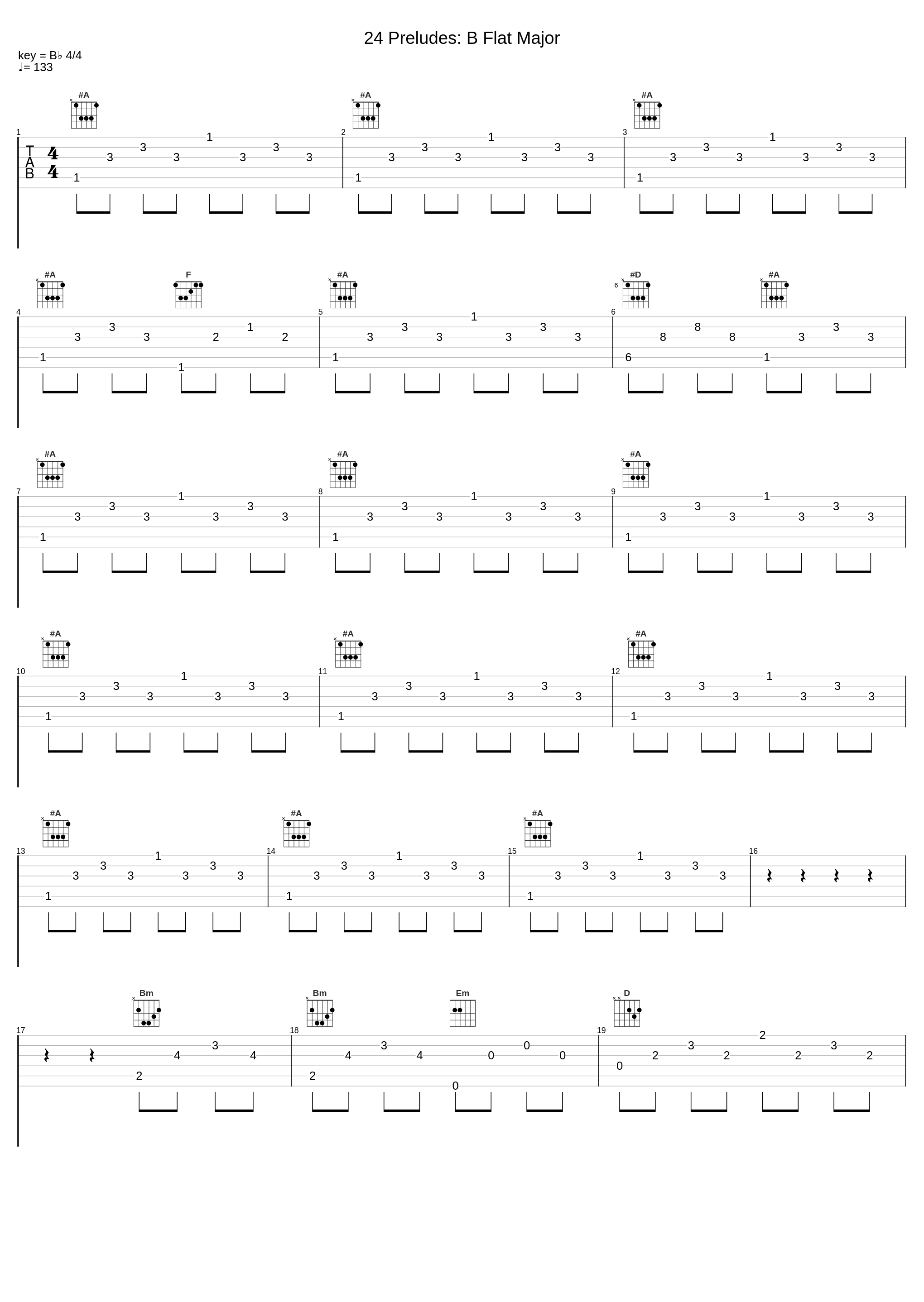 24 Preludes: B Flat Major_Vasily Scherbakov,Dmitri Kabalevsky_1