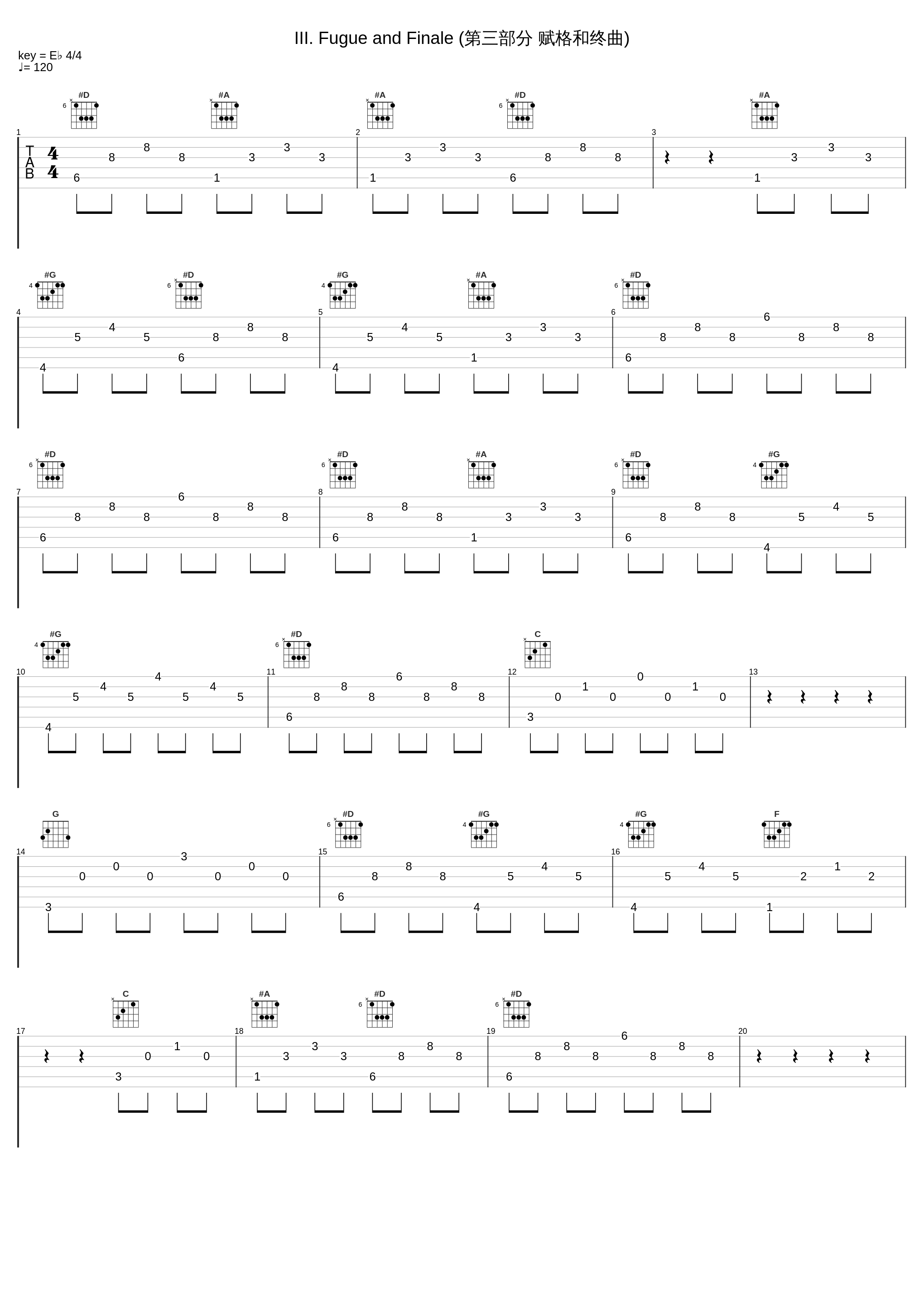 III. Fugue and Finale (第三部分 赋格和终曲)_Inna Faliks_1