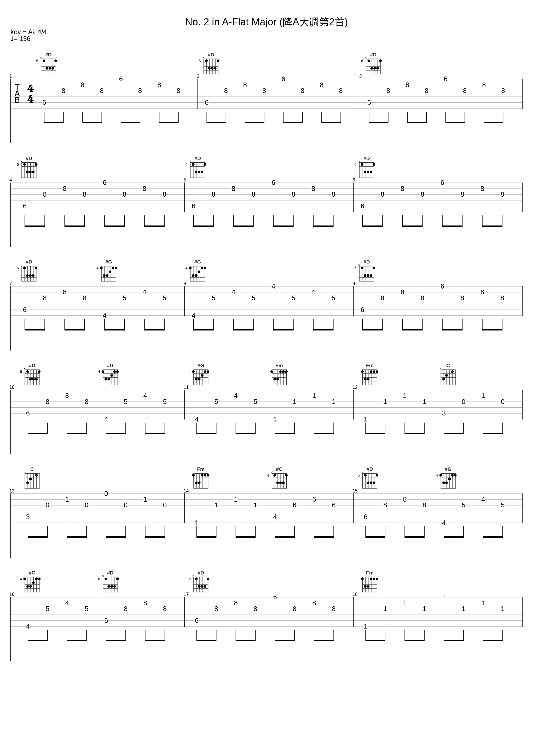 No. 2 in A-Flat Major (降A大调第2首)_Pavel Egorov_1