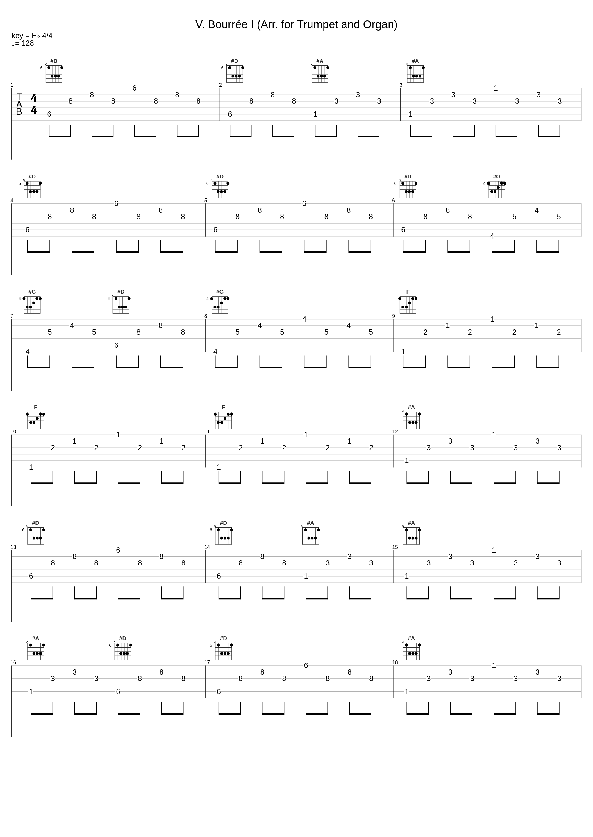 V. Bourrée I (Arr. for Trumpet and Organ)_Maurice André,Jane Parker-Smith_1