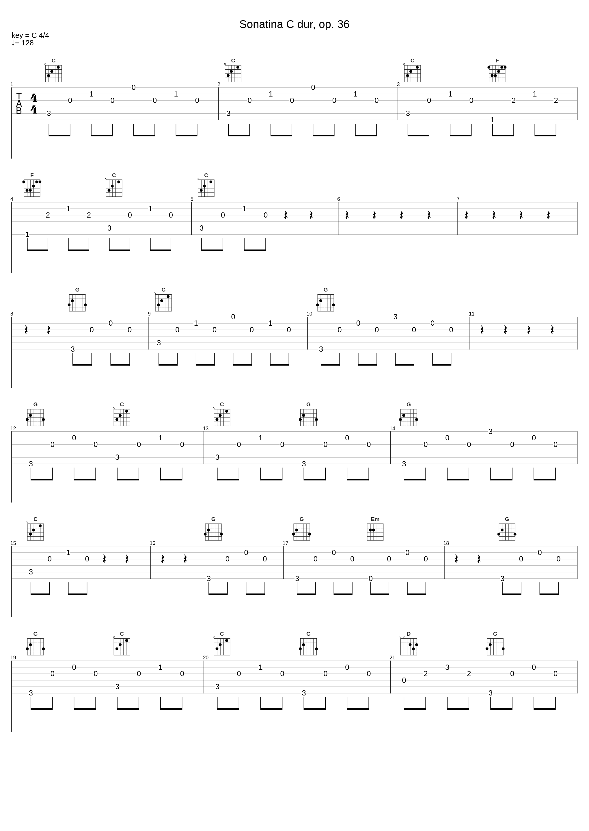 Sonatina C dur, op. 36_Helena Vondráčková_1