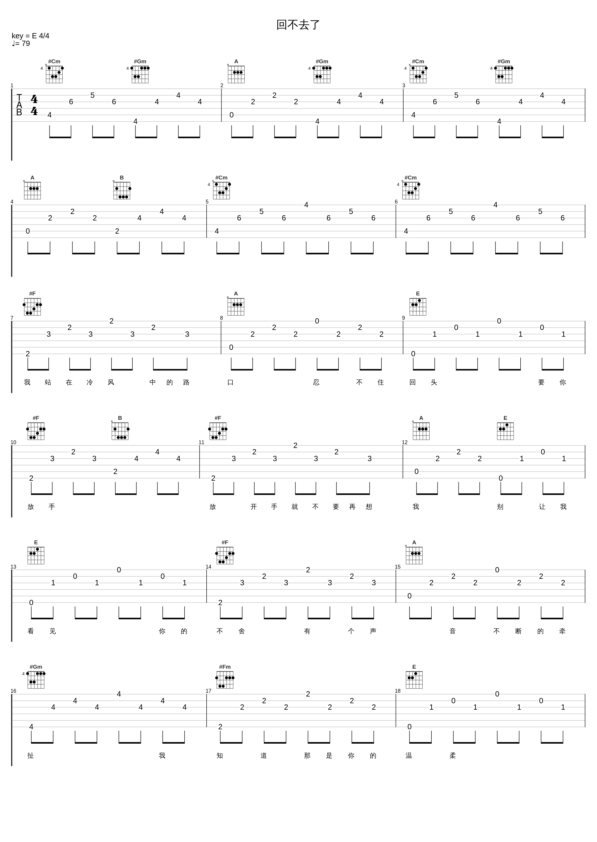 回不去了_信乐团_1