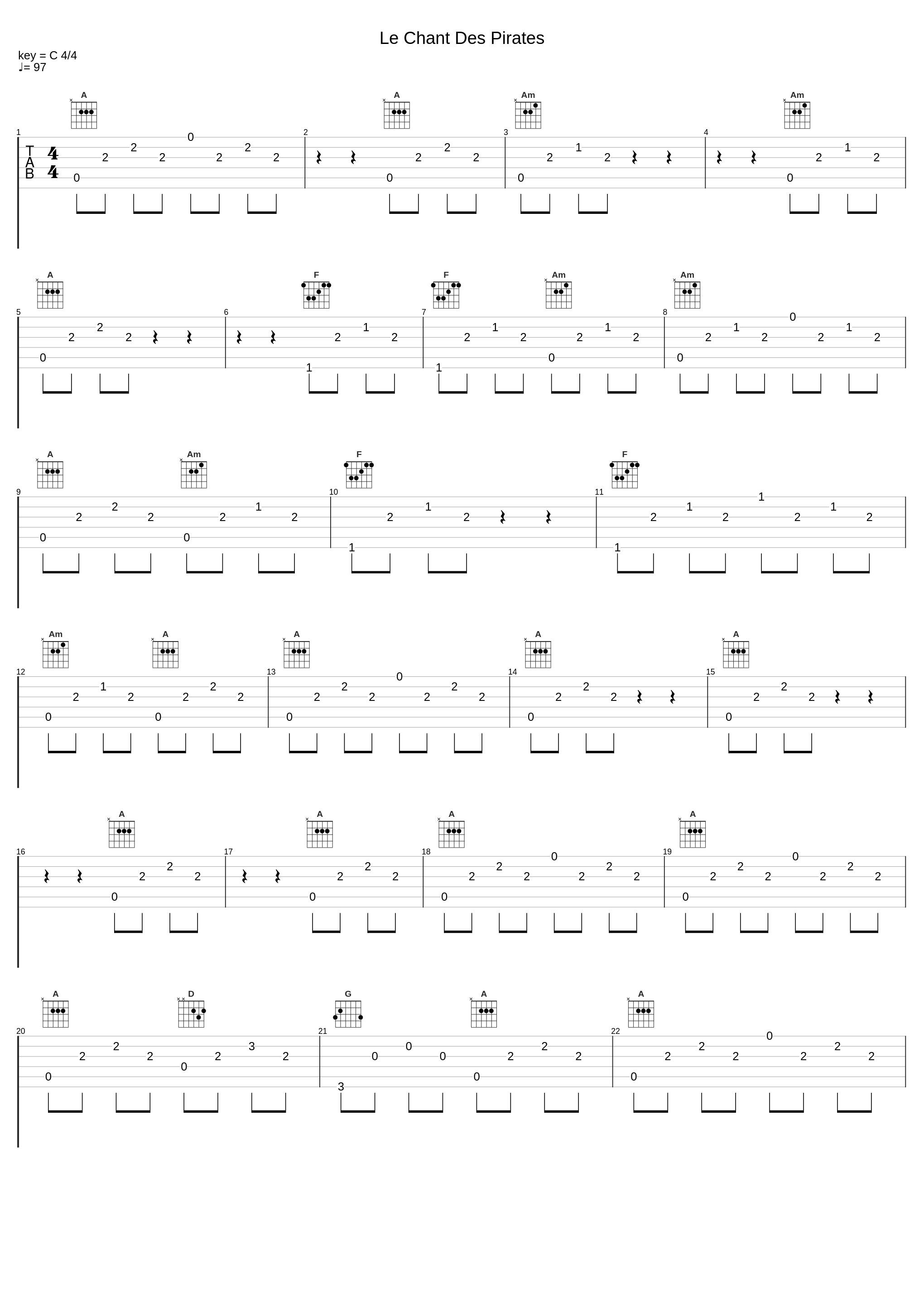 Le Chant Des Pirates_L'Algerino_1