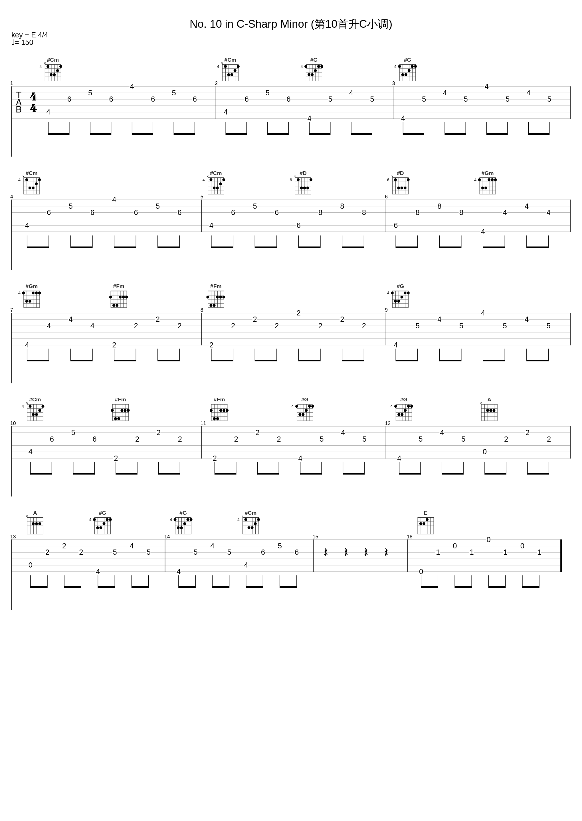 No. 10 in C-Sharp Minor (第10首升C小调)_李云迪_1