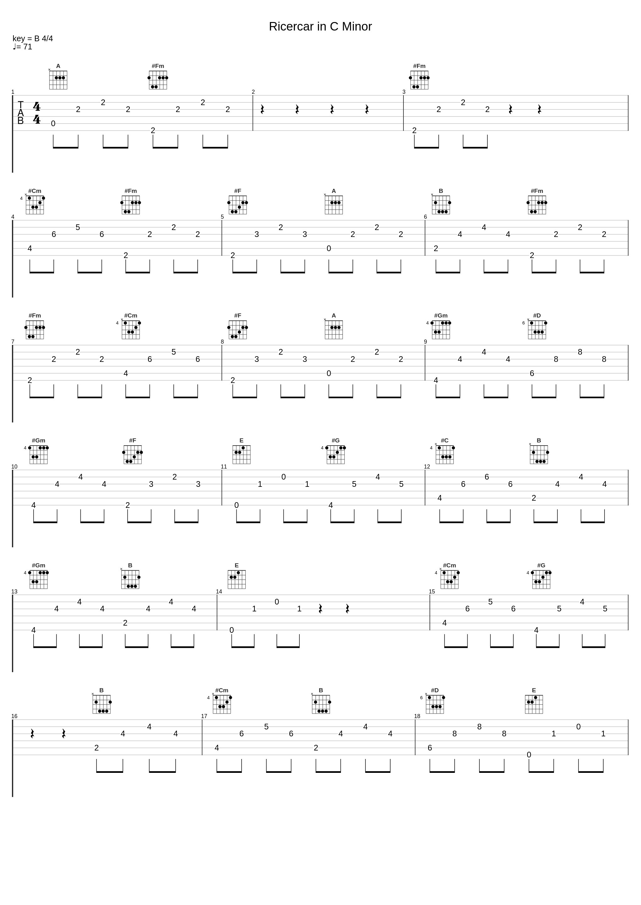 Ricercar in C Minor_Michael Belotti_1