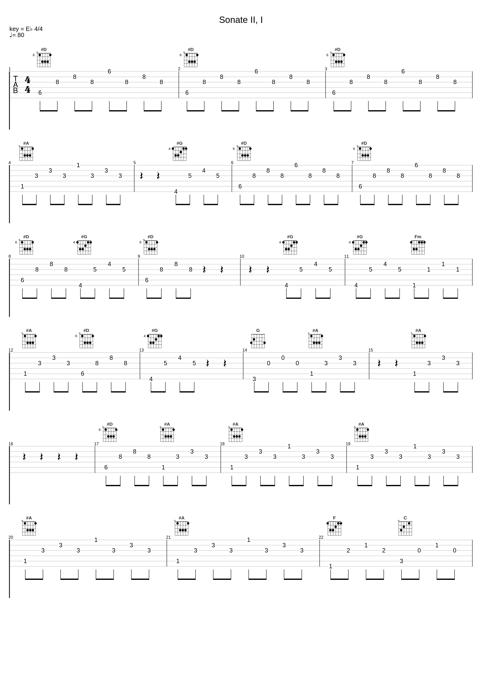 Sonate II, I_Franz Joseph Haydn,Nologo_1