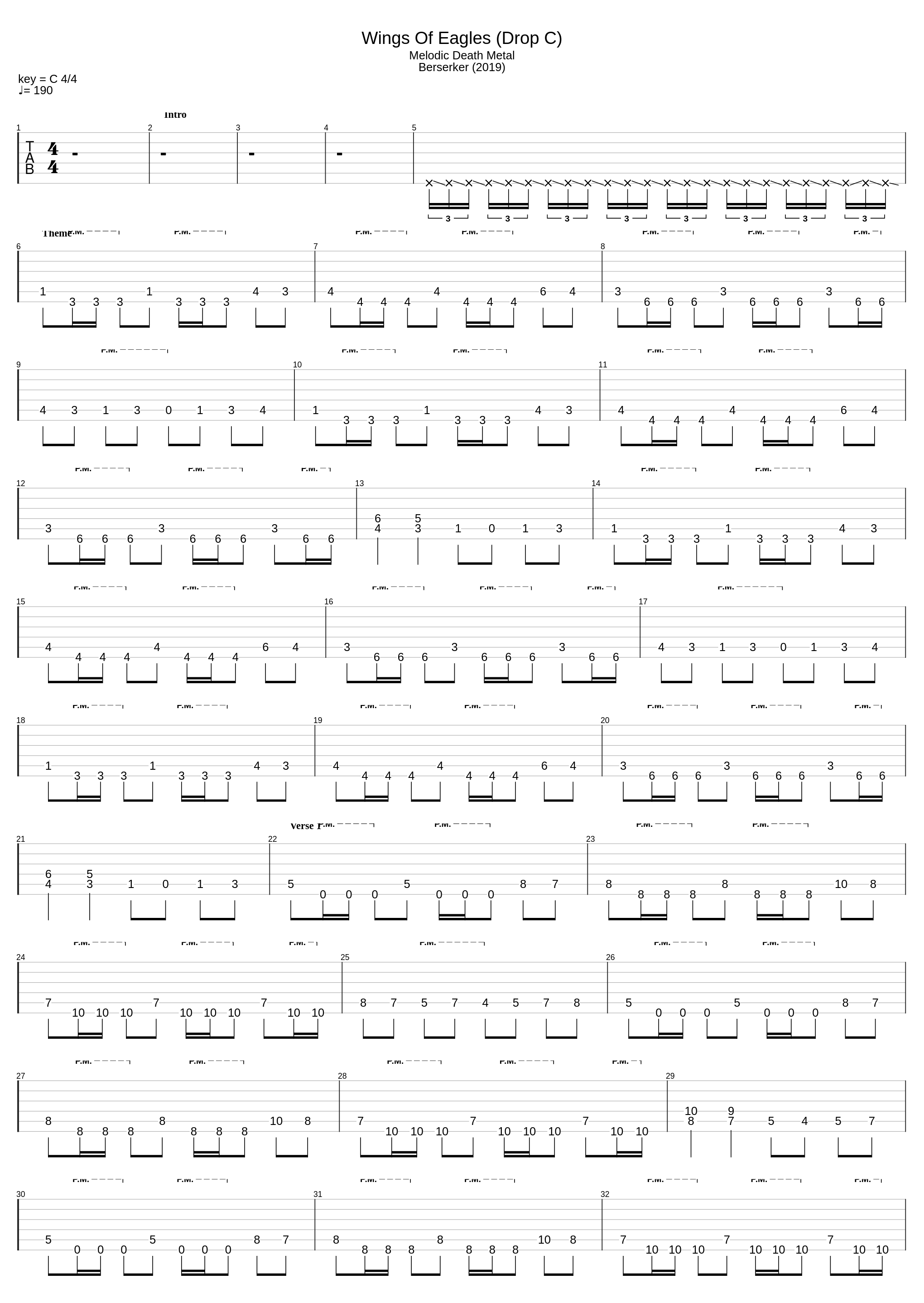 Wings Of Eagles (Drop C)_Amon Amarth_1