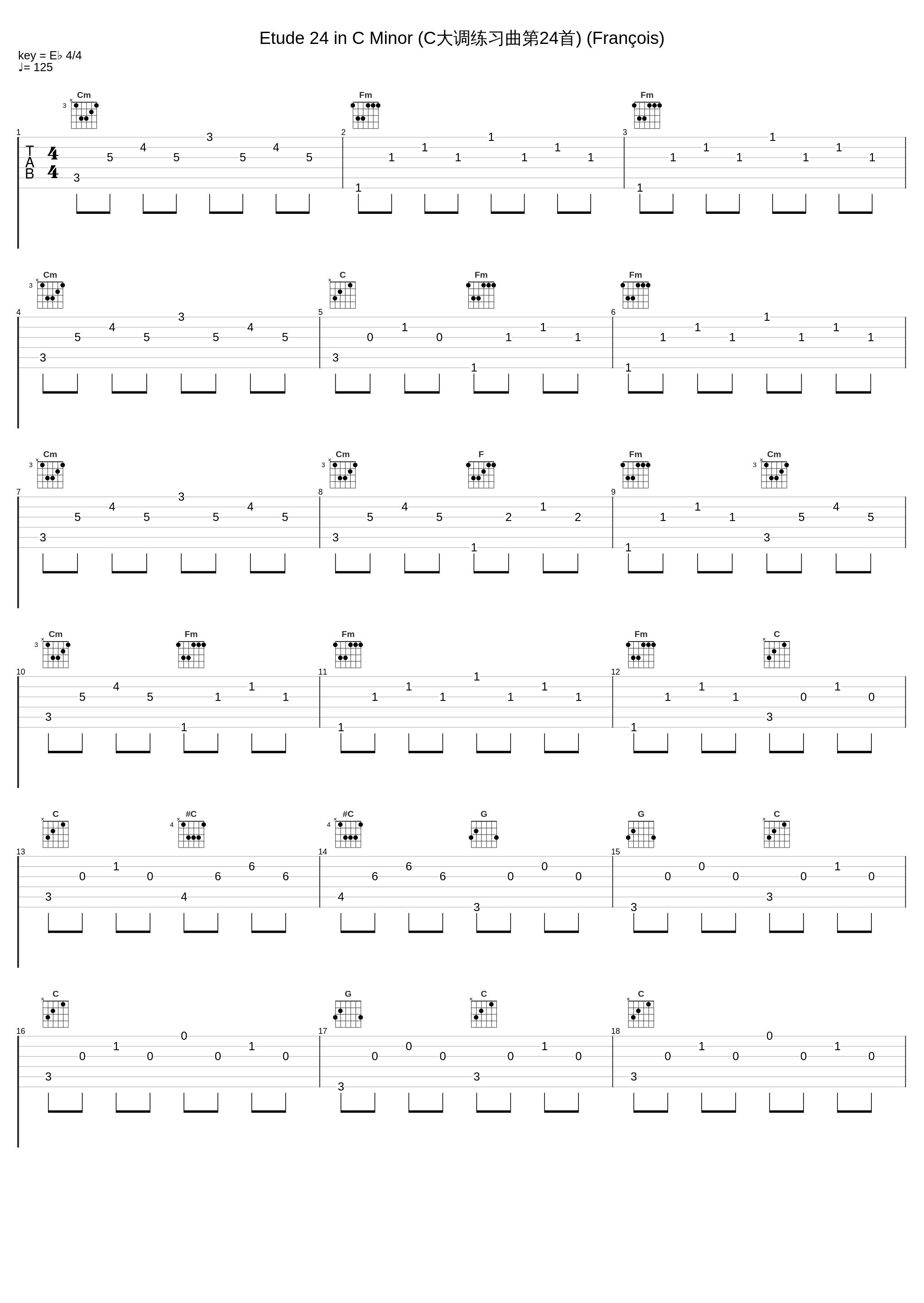 Etude 24 in C Minor (C大调练习曲第24首) (François)_Samson François_1