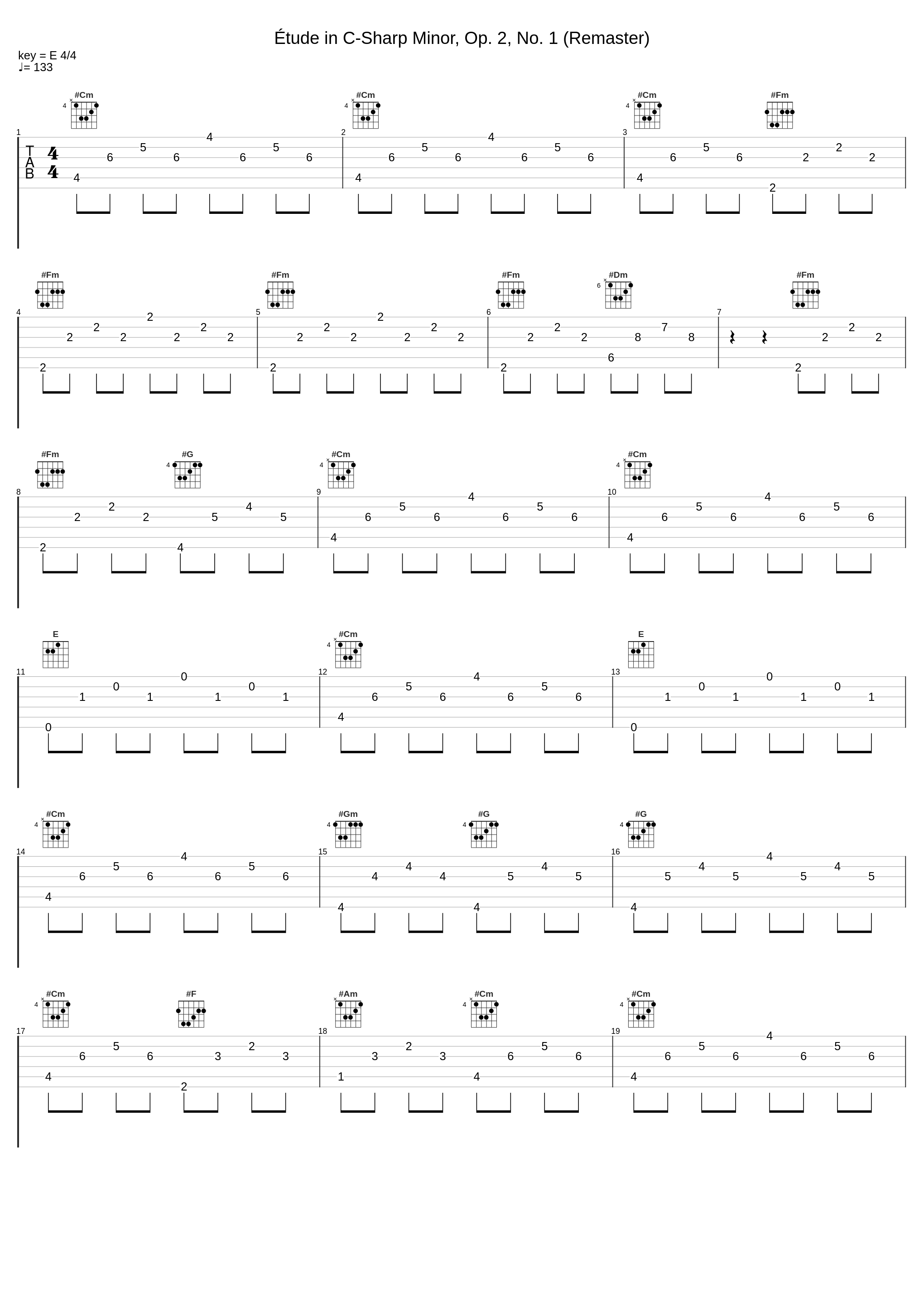 Étude in C-Sharp Minor, Op. 2, No. 1 (Remaster)_Vladimir Horowitz,Alexander Scriabin_1