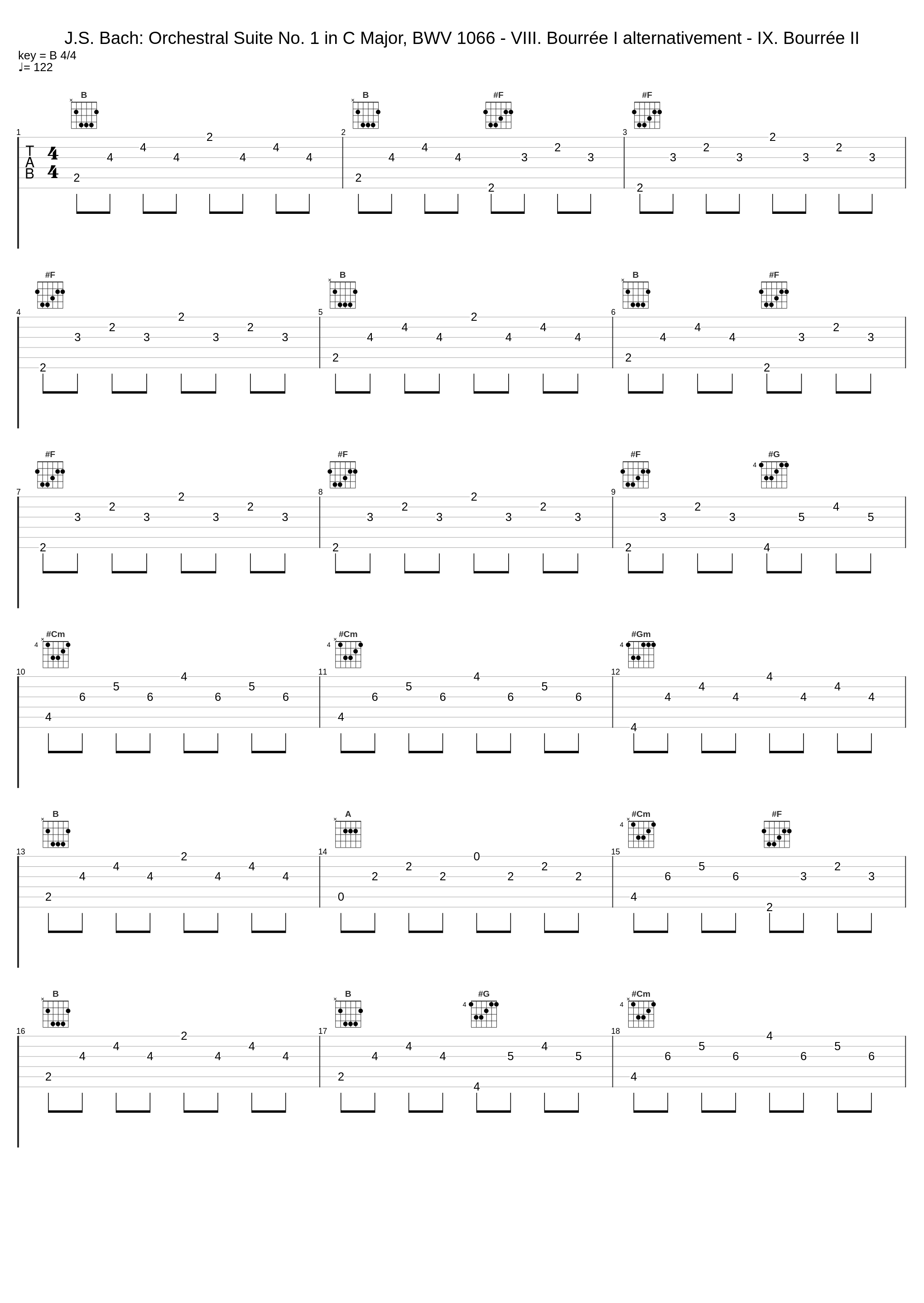 J.S. Bach: Orchestral Suite No. 1 in C Major, BWV 1066 - VIII. Bourrée I alternativement - IX. Bourrée II_Musica Antiqua Köln,Reinhard Goebel_1