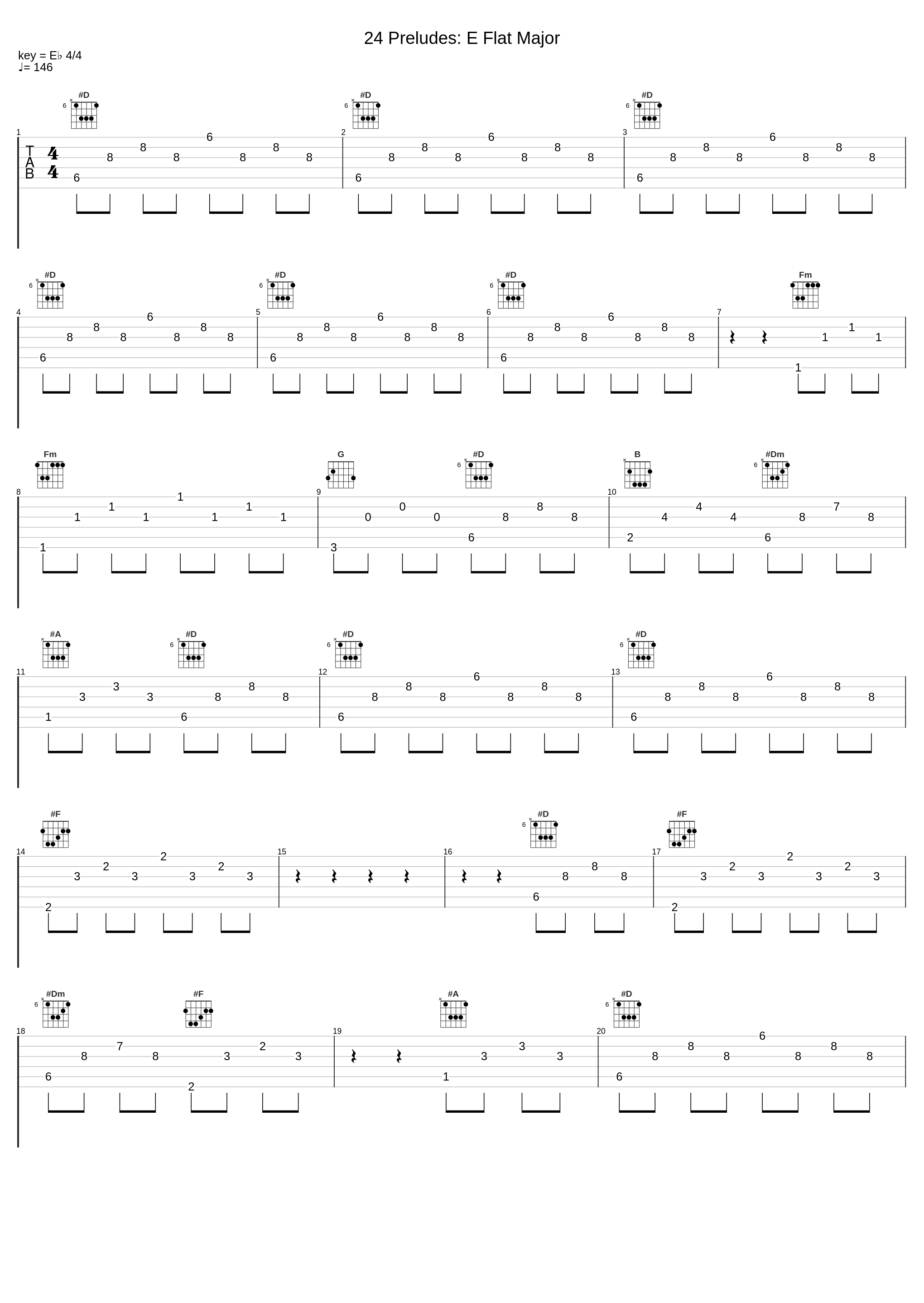 24 Preludes: E Flat Major_Vasily Scherbakov,Dmitri Kabalevsky_1