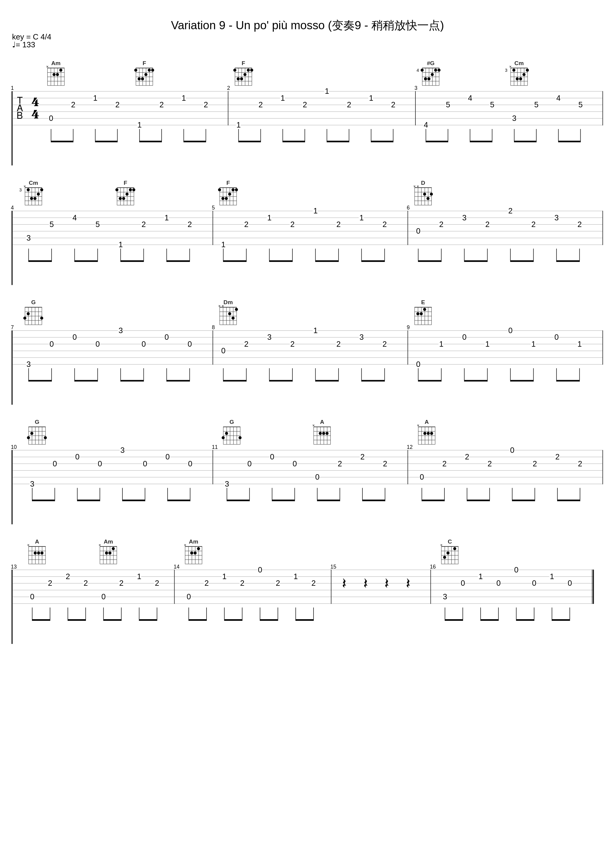 Variation 9 - Un po' più mosso (变奏9 - 稍稍放快一点)_James Willshire_1