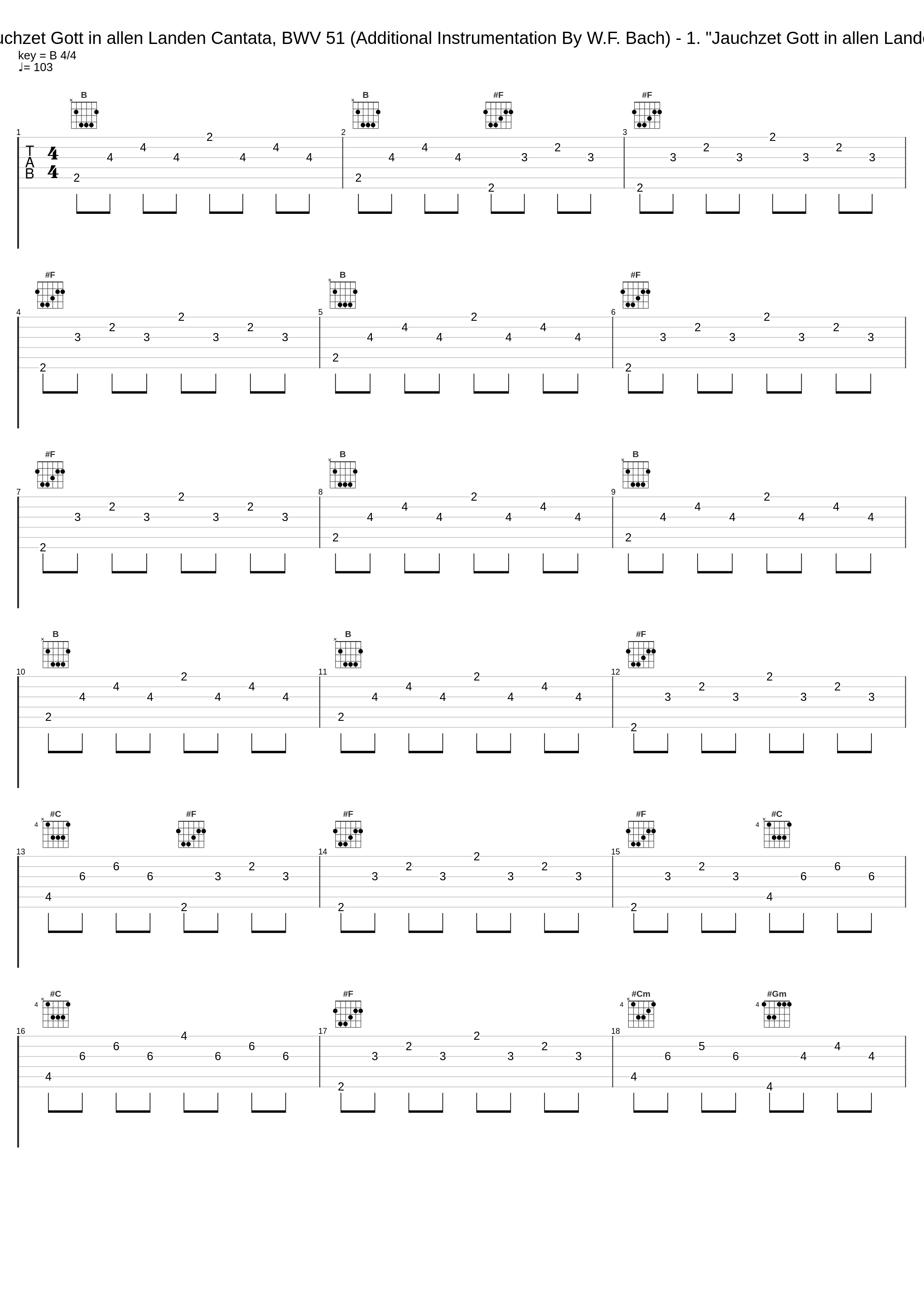 Jauchzet Gott in allen Landen Cantata, BWV 51 (Additional Instrumentation By W.F. Bach) - 1. "Jauchzet Gott in allen Landen"_Christine Schäfer,Musica Antiqua Köln,Reinhard Goebel_1