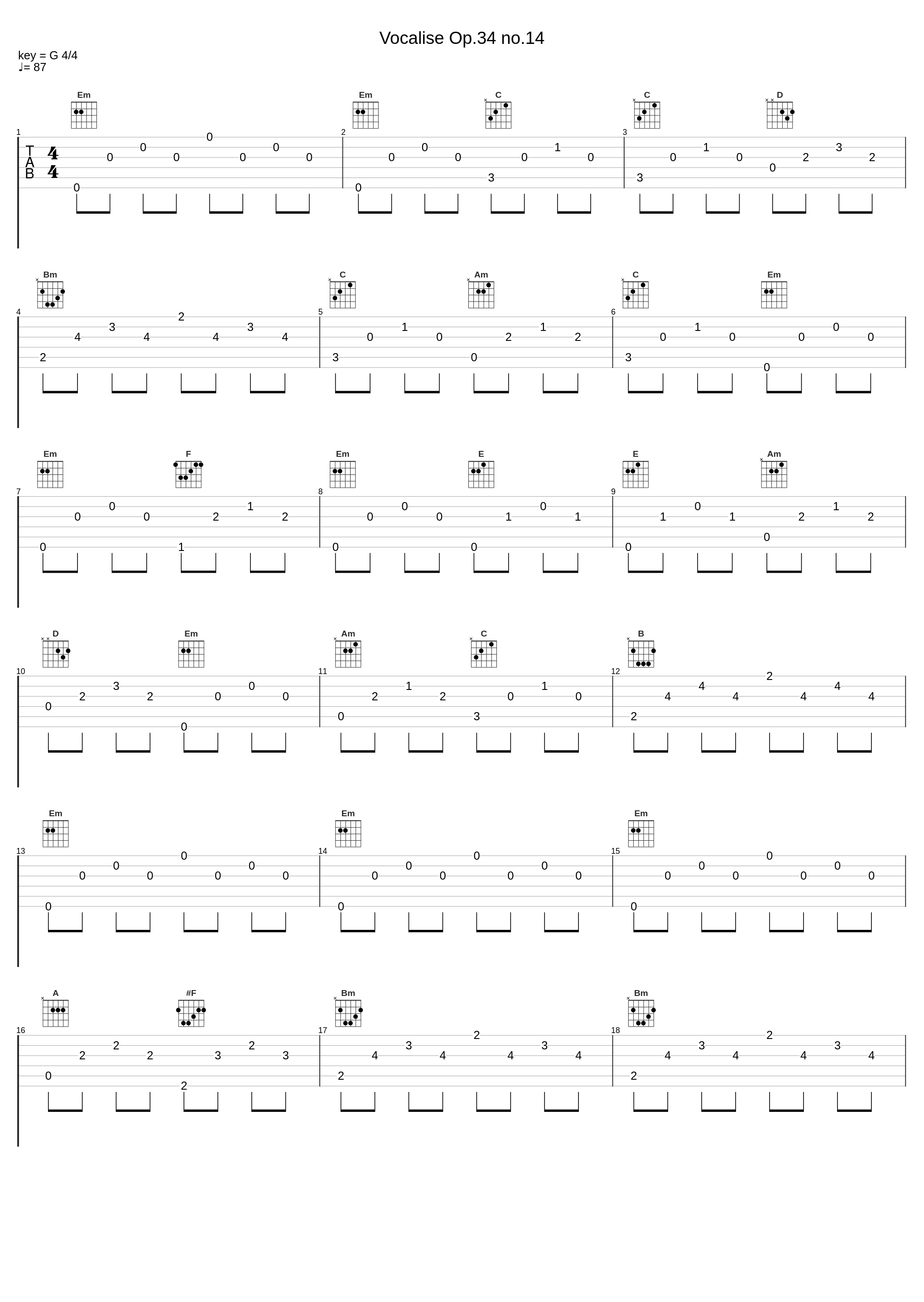 Vocalise Op.34 no.14_梶浦由记_1