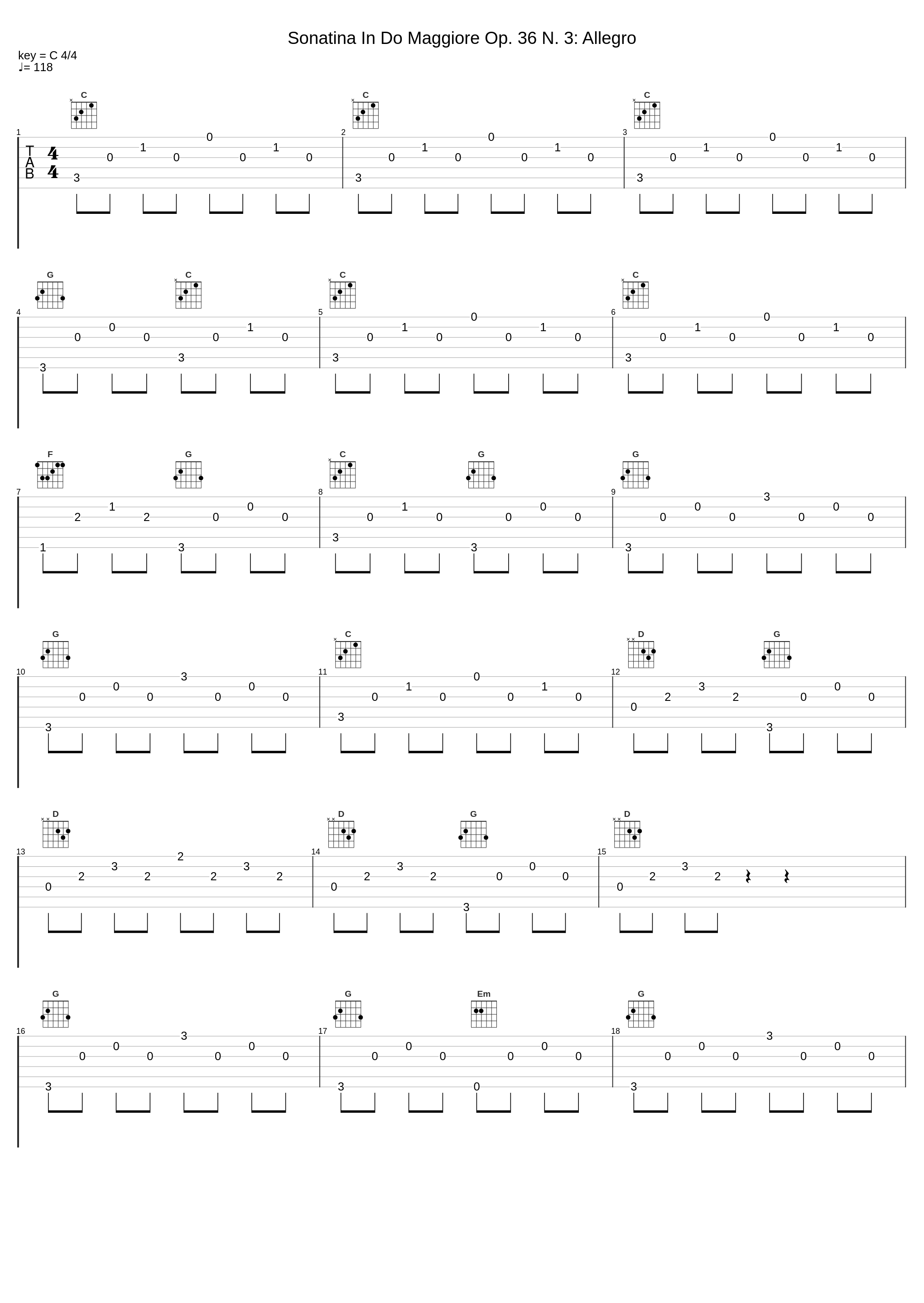 Sonatina In Do Maggiore Op. 36 N. 3: Allegro_Pietro Spada_1