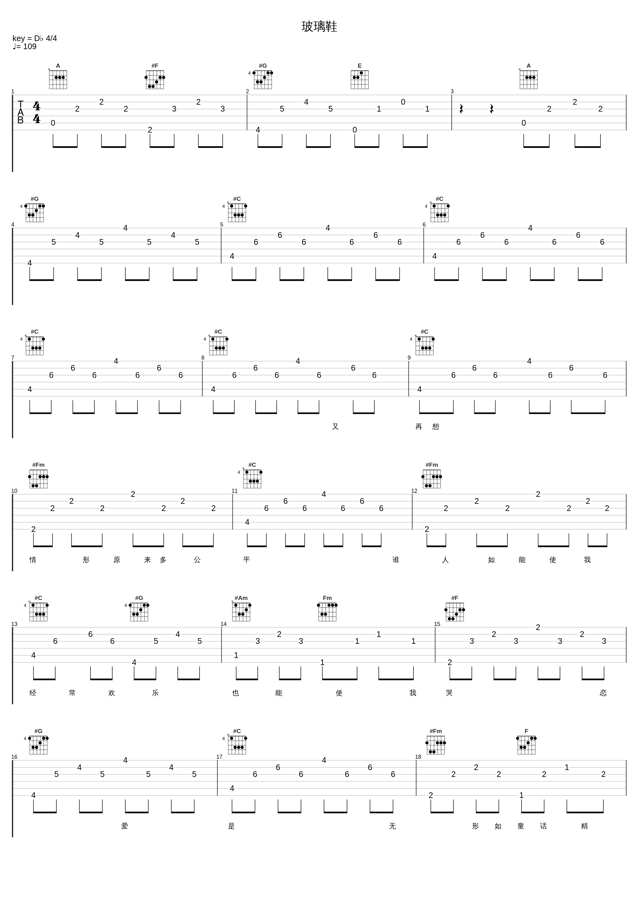 玻璃鞋_郑秀文_1