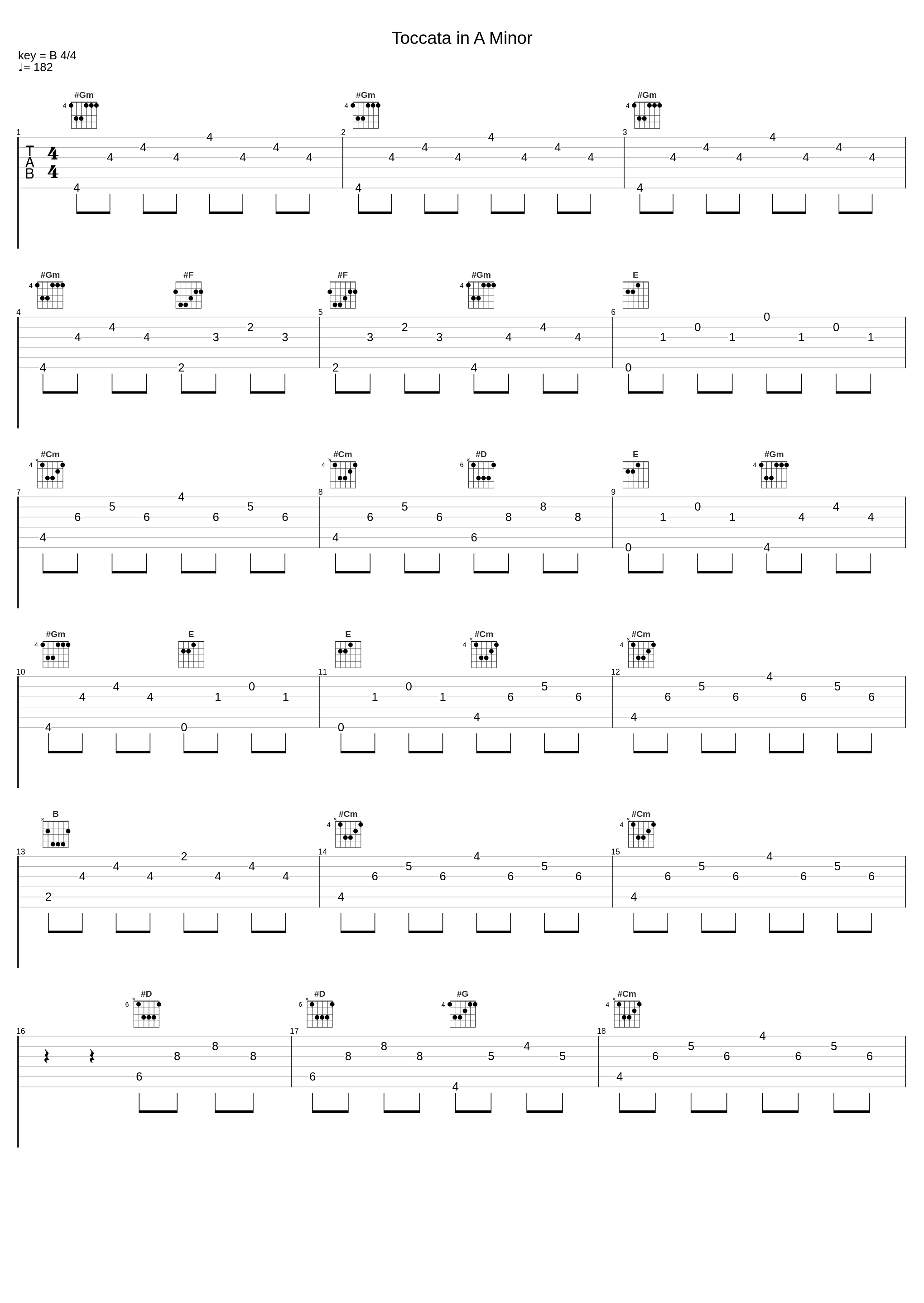 Toccata in A Minor_Wiebke Weidanz_1