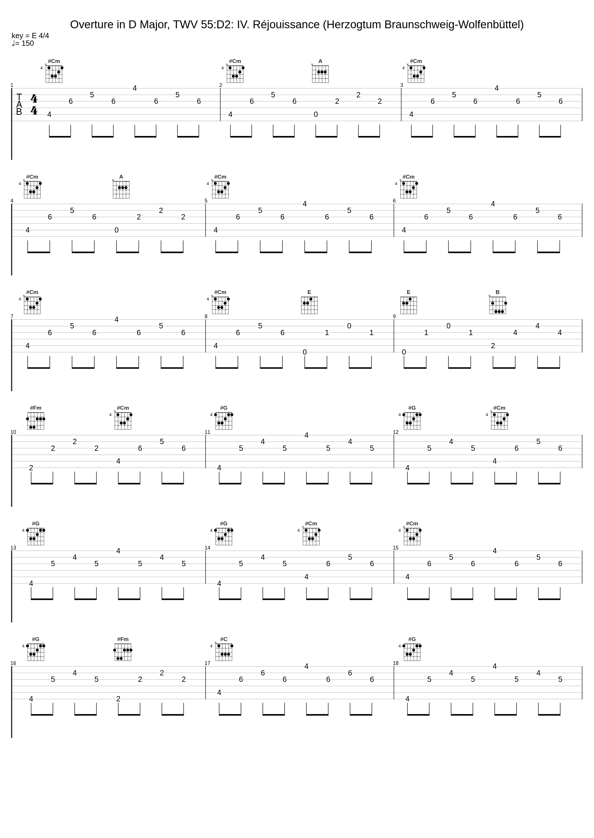 Overture in D Major, TWV 55:D2: IV. Réjouissance (Herzogtum Braunschweig-Wolfenbüttel)_Musica Fiorita_1