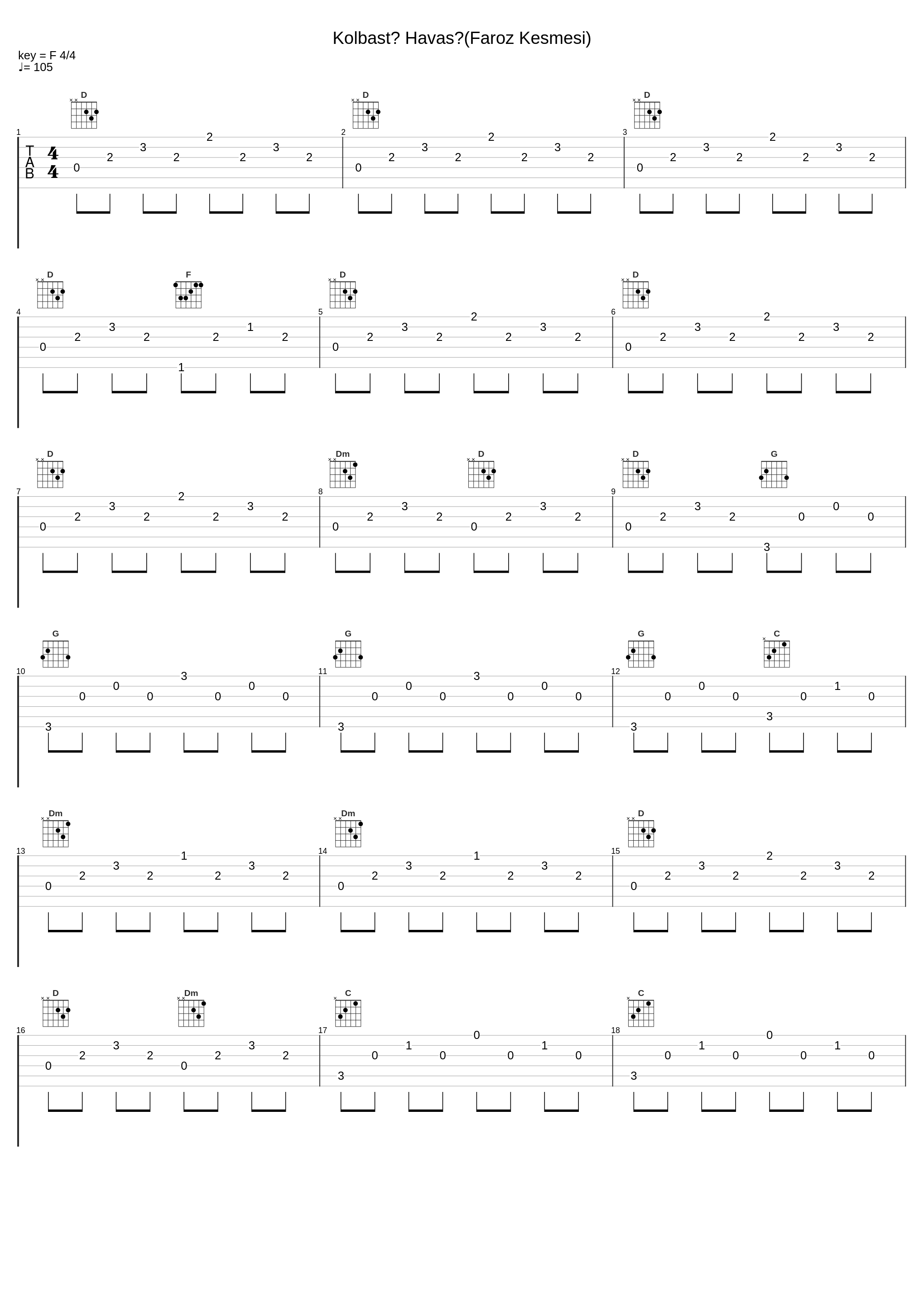 Kolbastı Havası(Faroz Kesmesi)_Volkan Konak_1