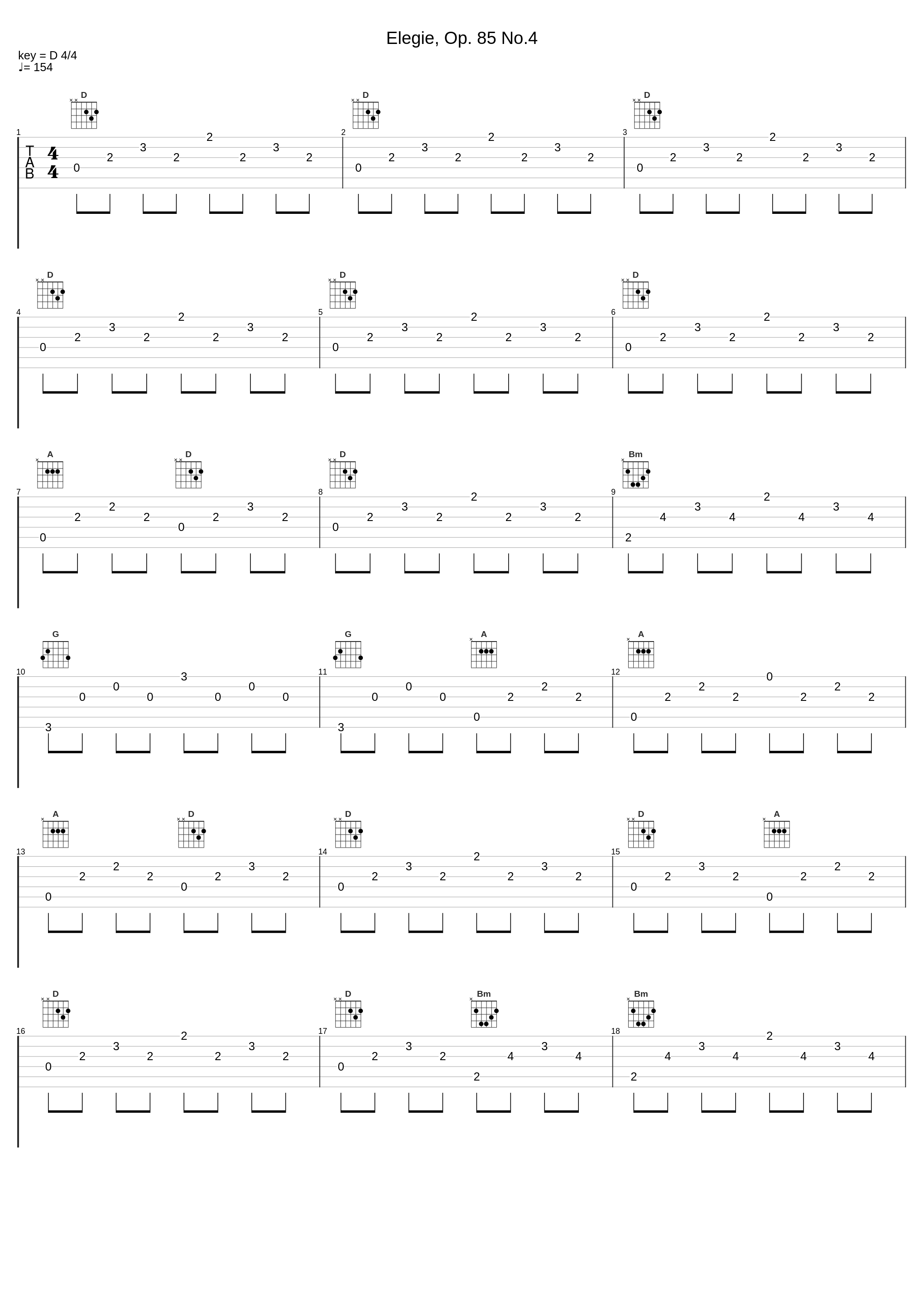 Elegie, Op. 85 No.4_Vladimir Horowitz,Felix Mendelssohn_1