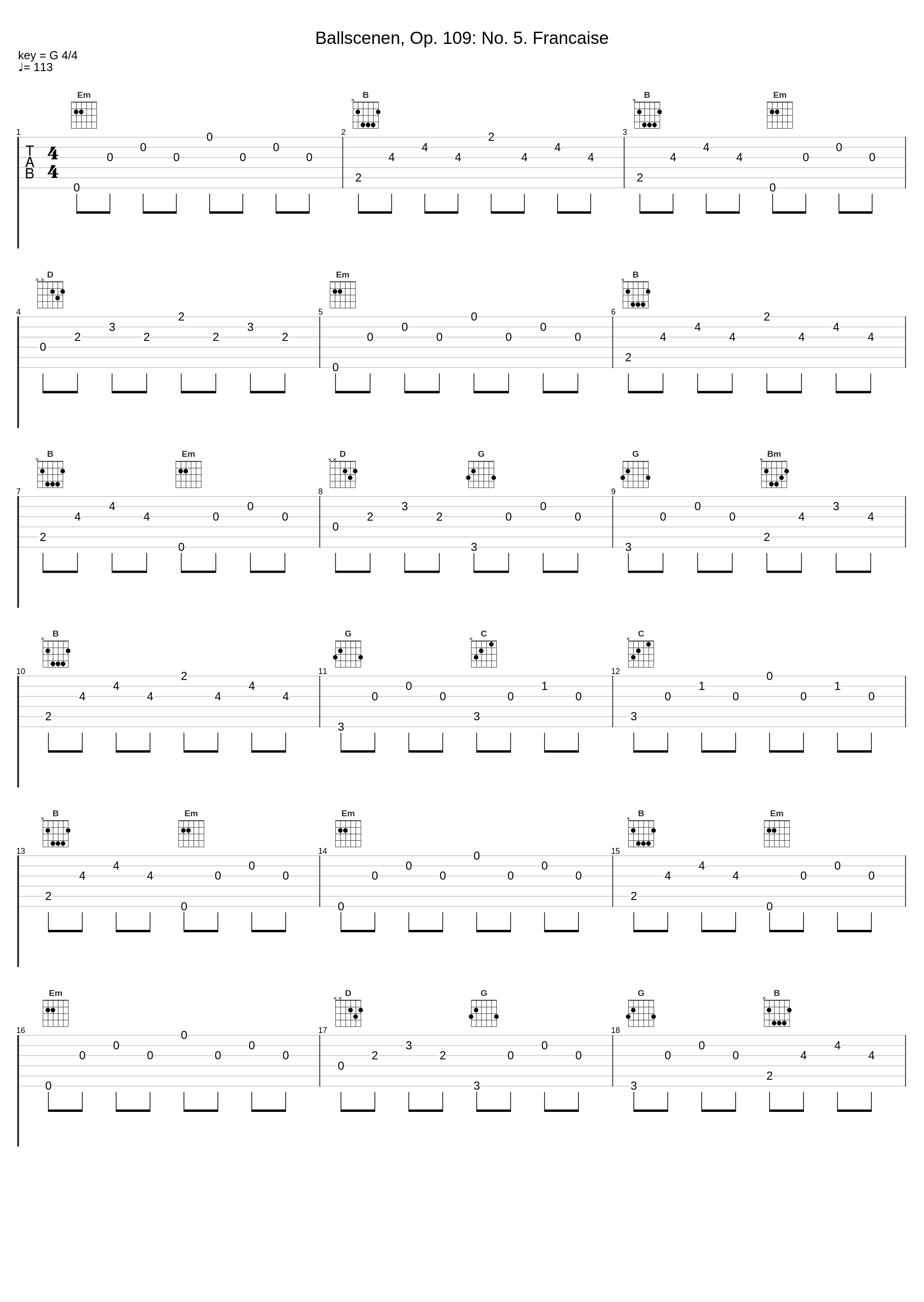 Ballscenen, Op. 109: No. 5. Francaise_Elena Margolina_1