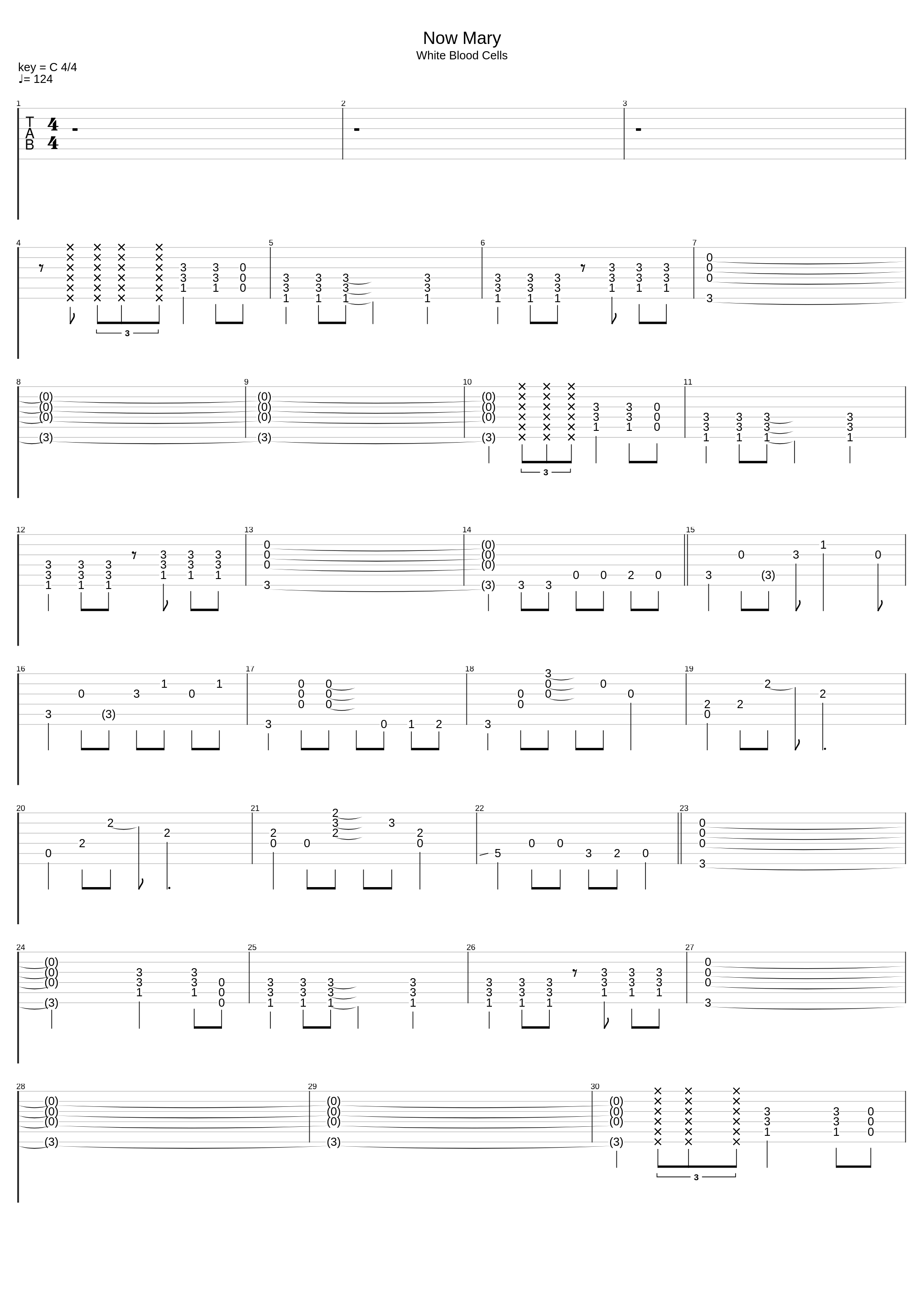 Now Mary_The White Stripes_1