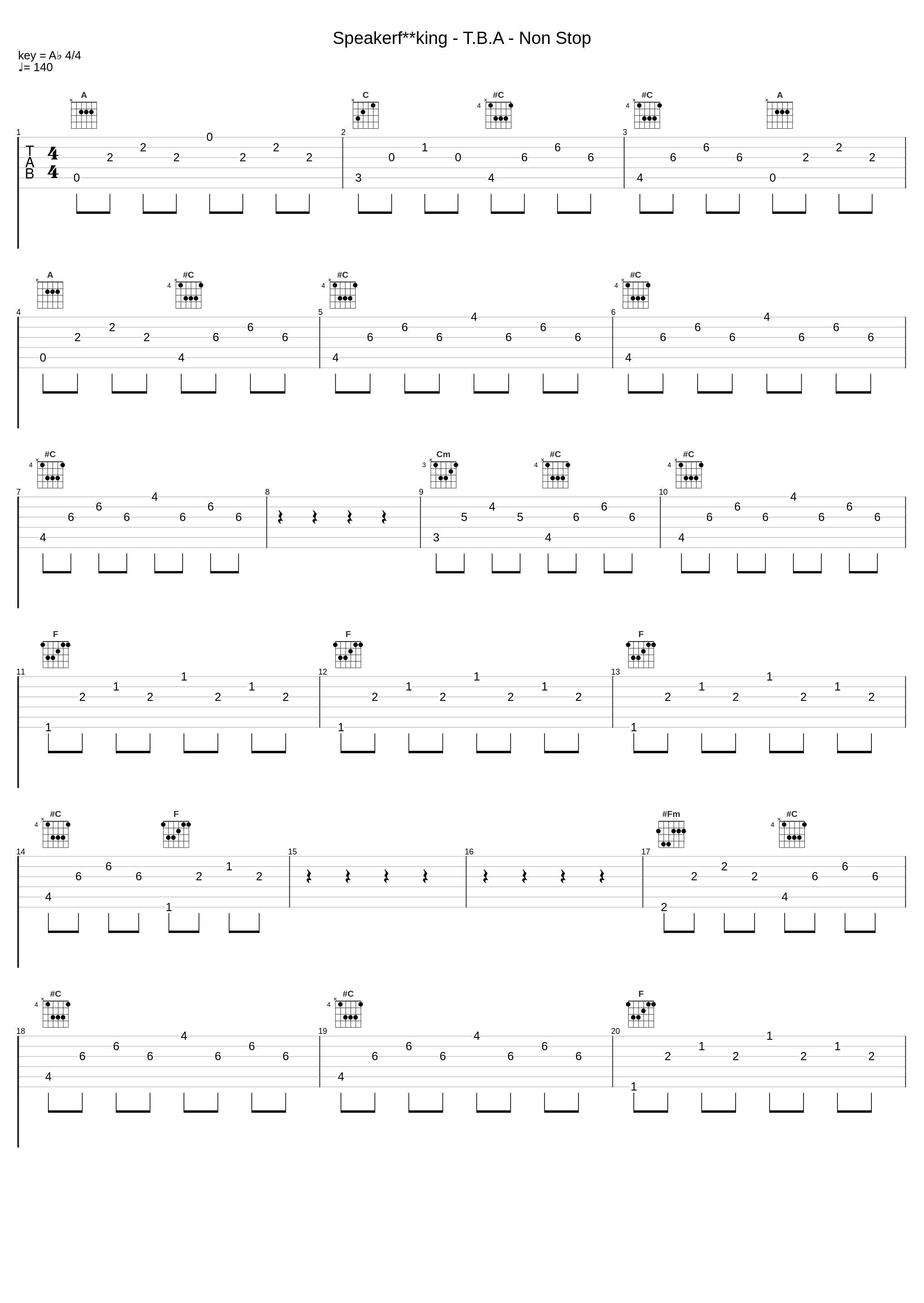 Speakerf**king - T.B.A - Non Stop_金贤政_1