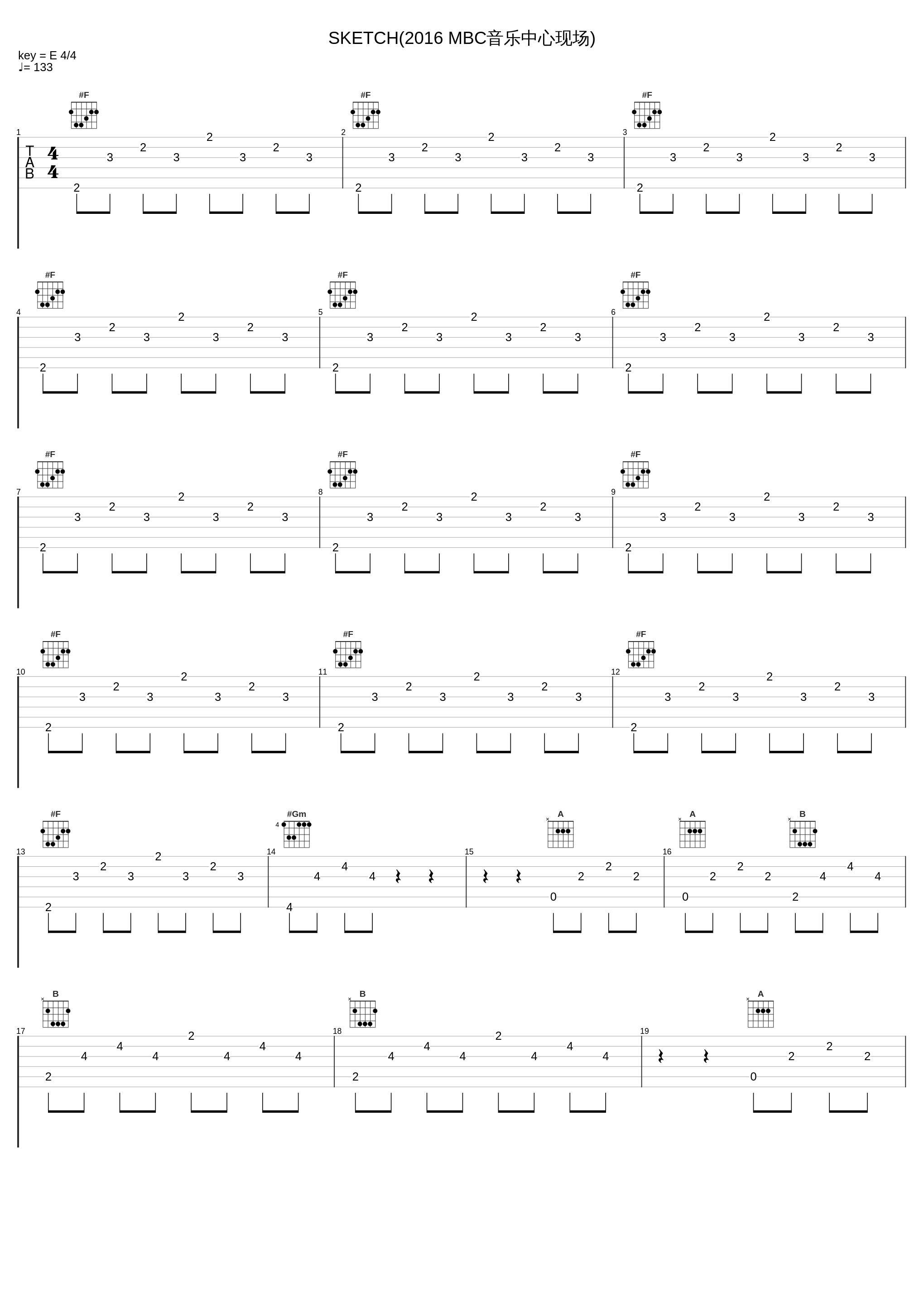 SKETCH(2016 MBC音乐中心现场)_孝敏_1