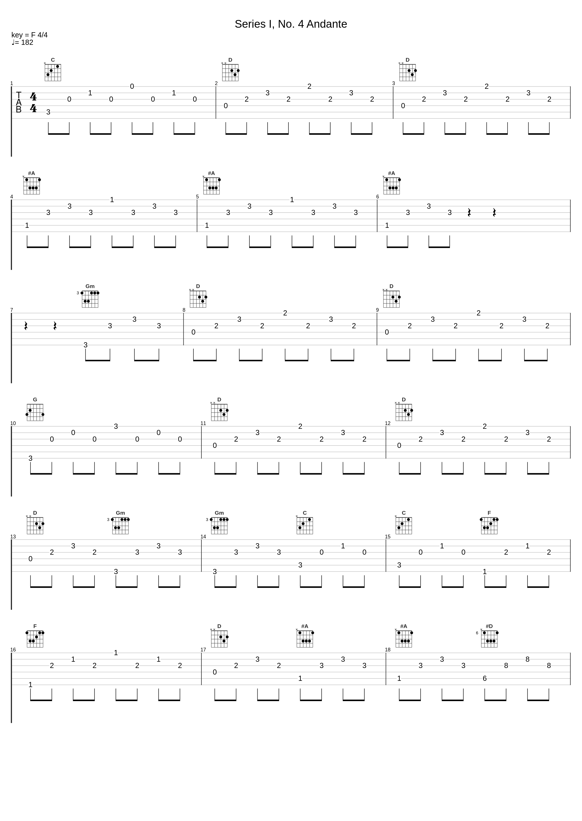 Series I, No. 4 Andante_György Sándor,Béla Bartók_1