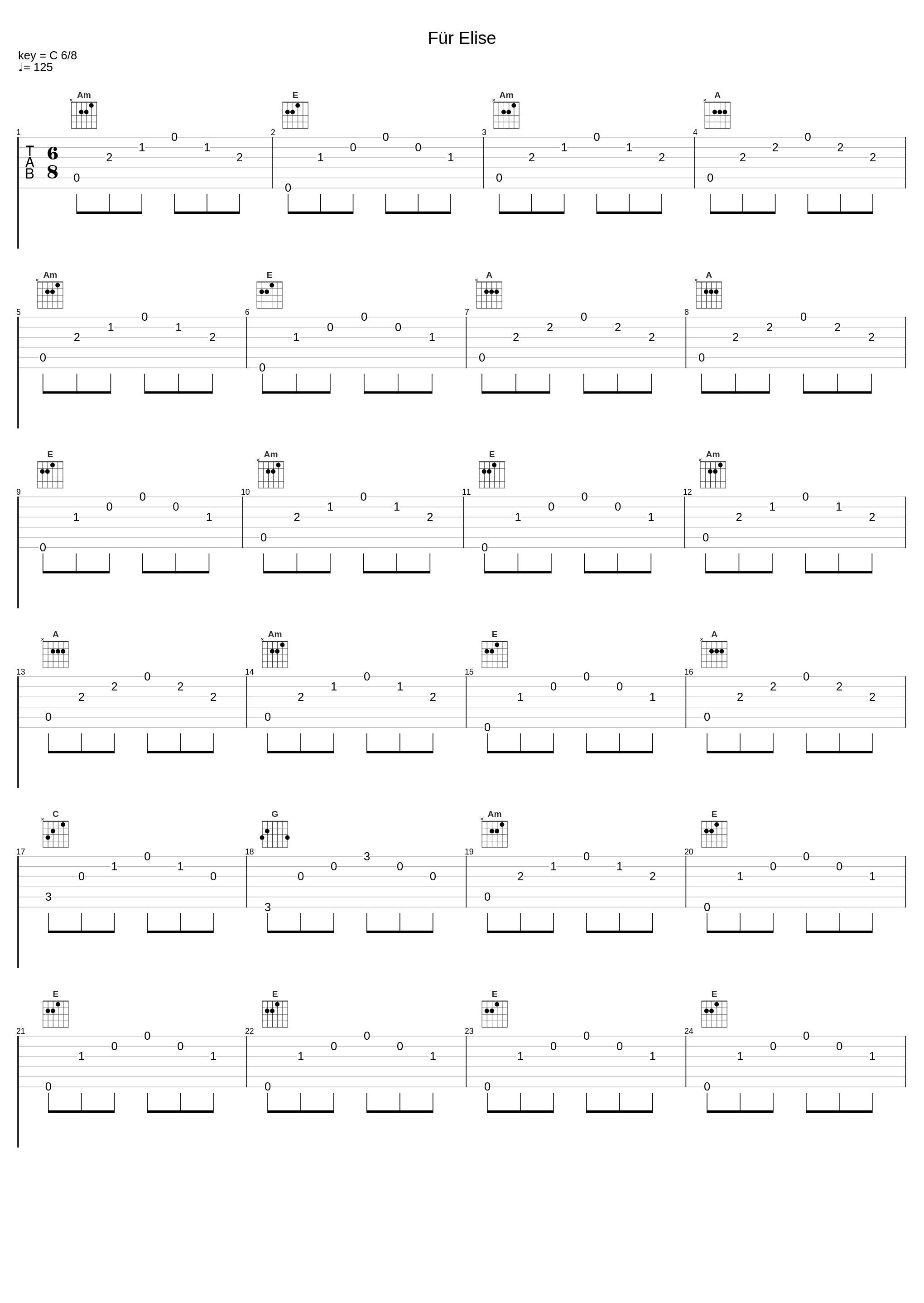 Für Elise_Ludwig van Beethoven_1