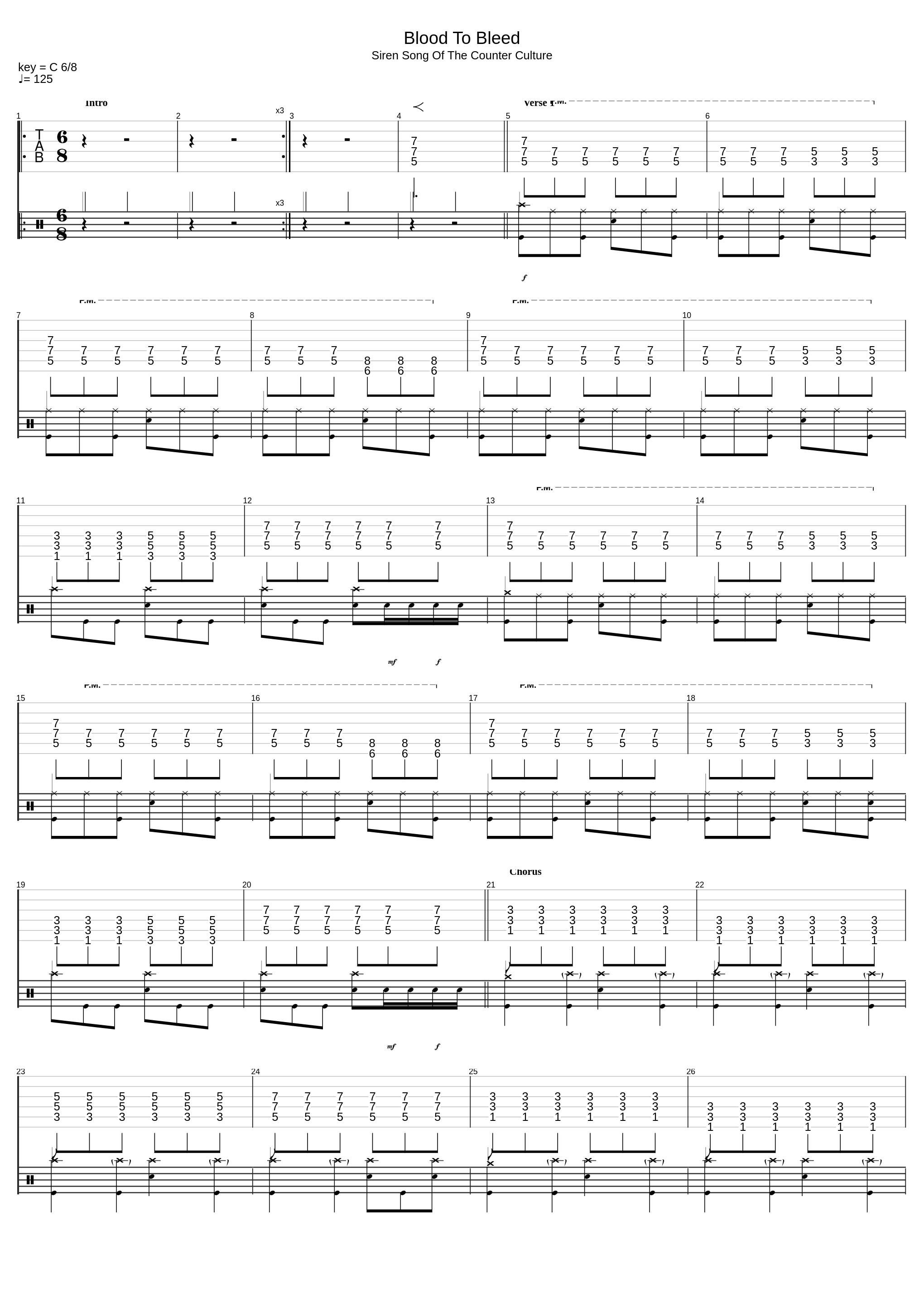 Blood To Bleed (Drums)_Ra_1