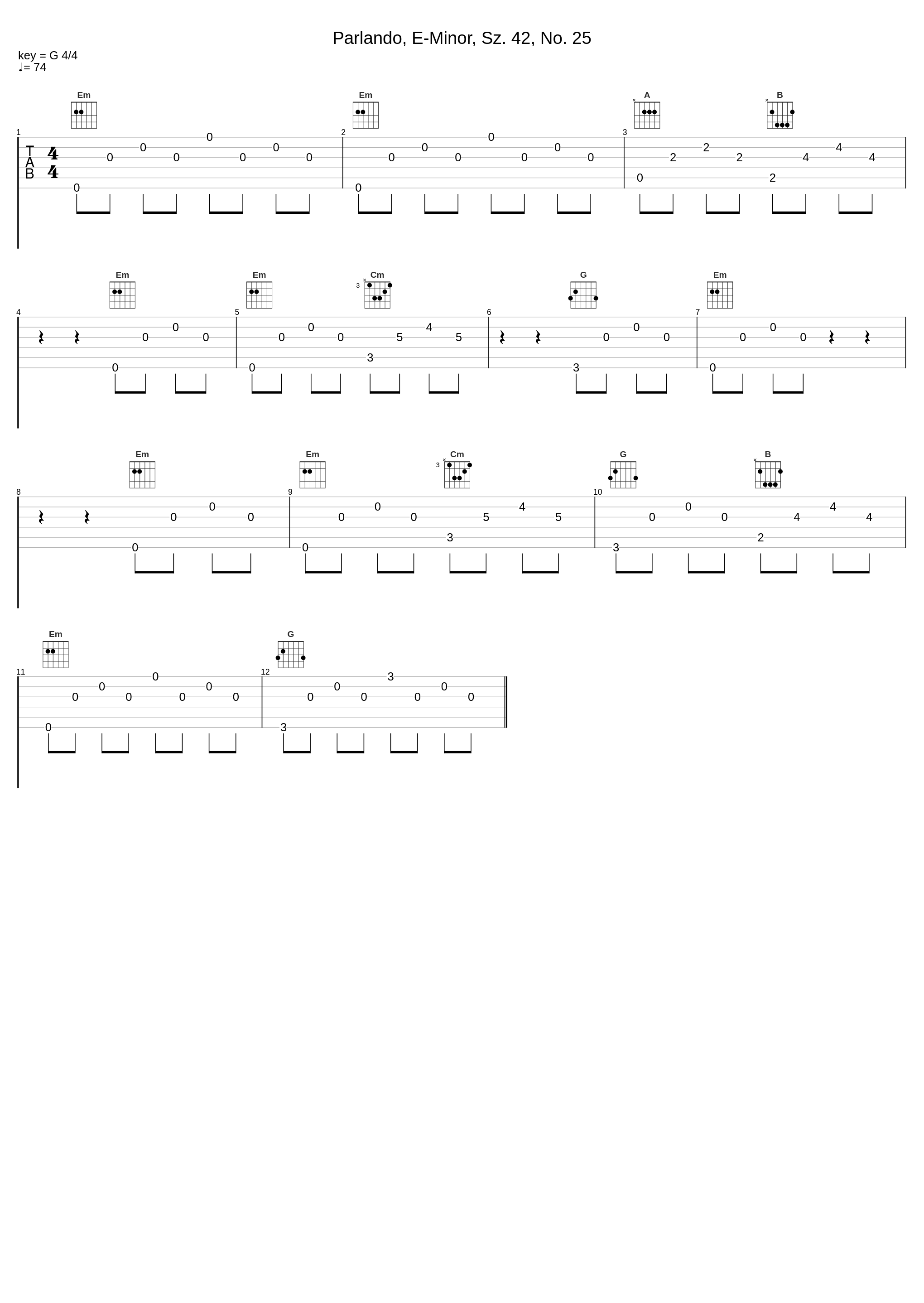 Parlando, E-Minor, Sz. 42, No. 25_Robert von Heeren,Béla Bartók_1