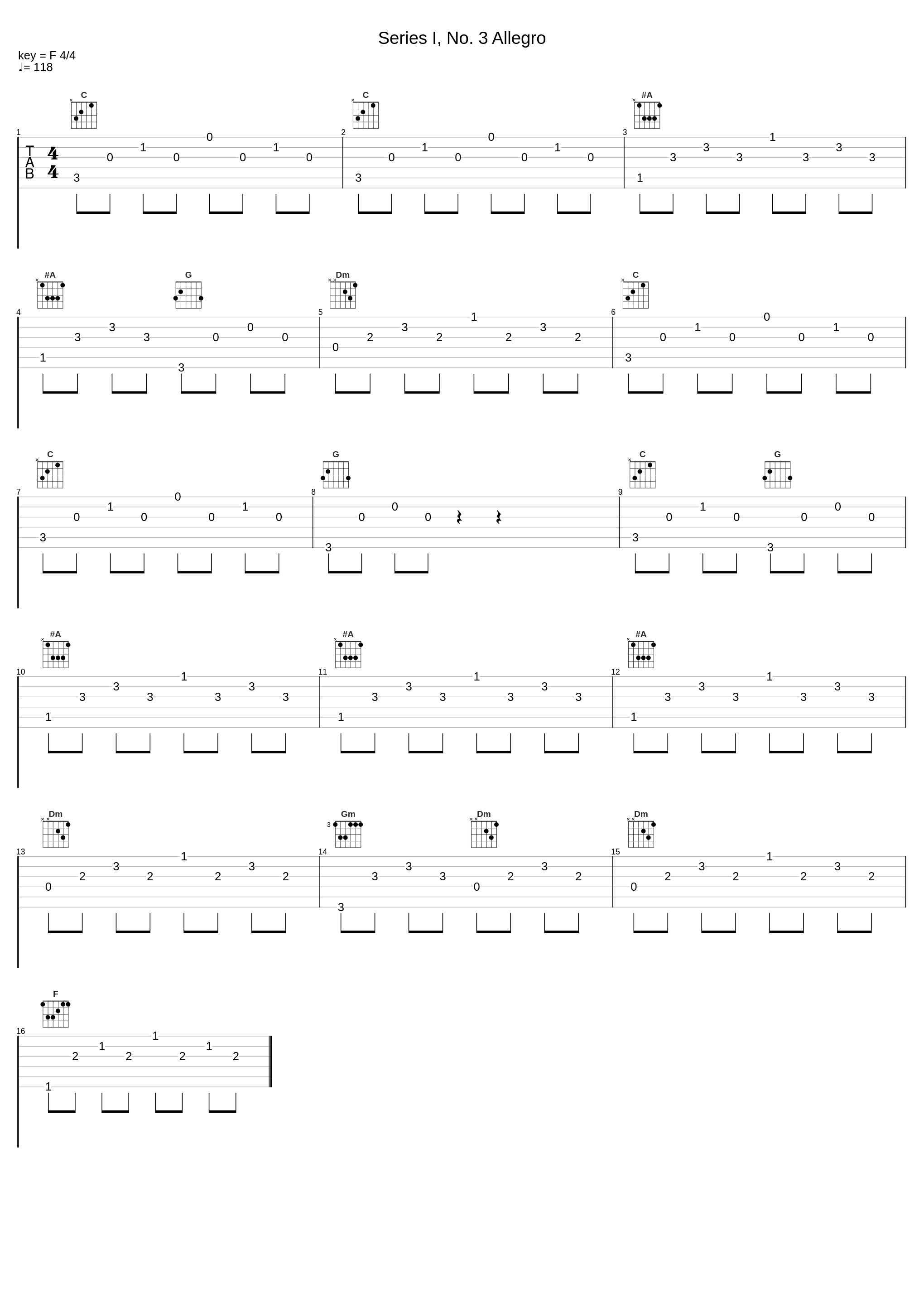 Series I, No. 3 Allegro_György Sándor,Béla Bartók_1