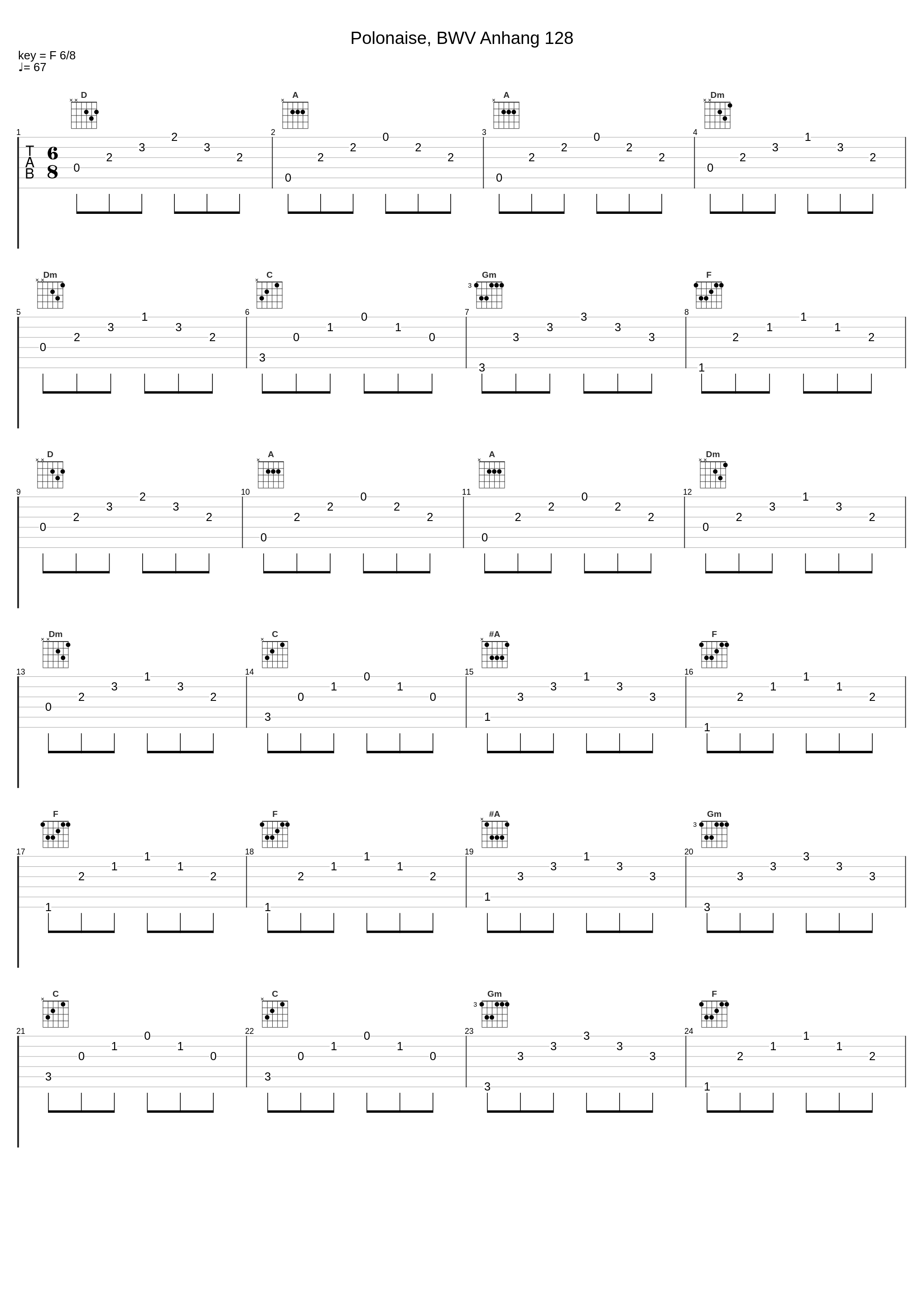 Polonaise, BWV Anhang 128_Jan Depreter_1