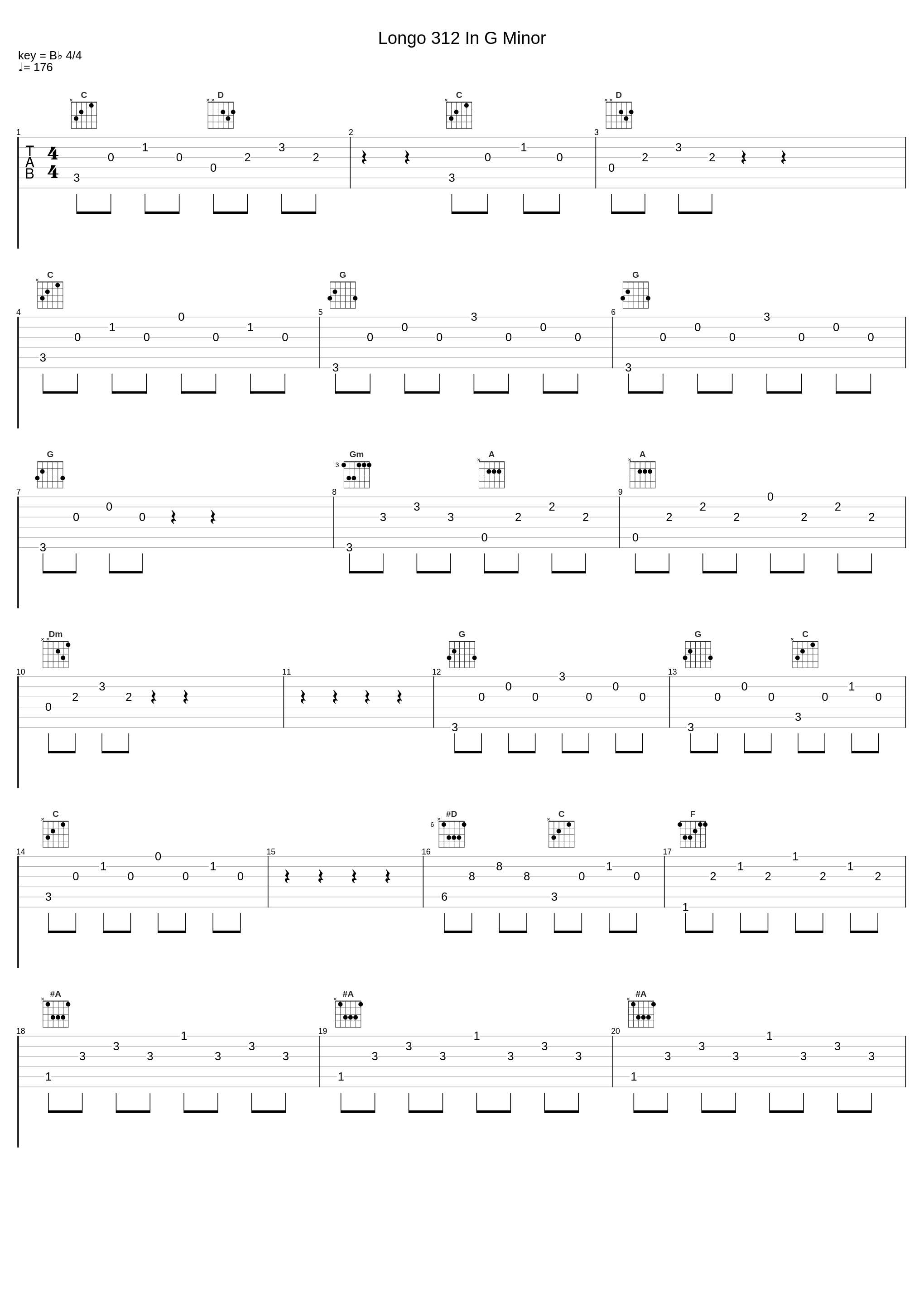 Longo 312 In G Minor_Fernando Valenti,Domenico Scarlatti_1