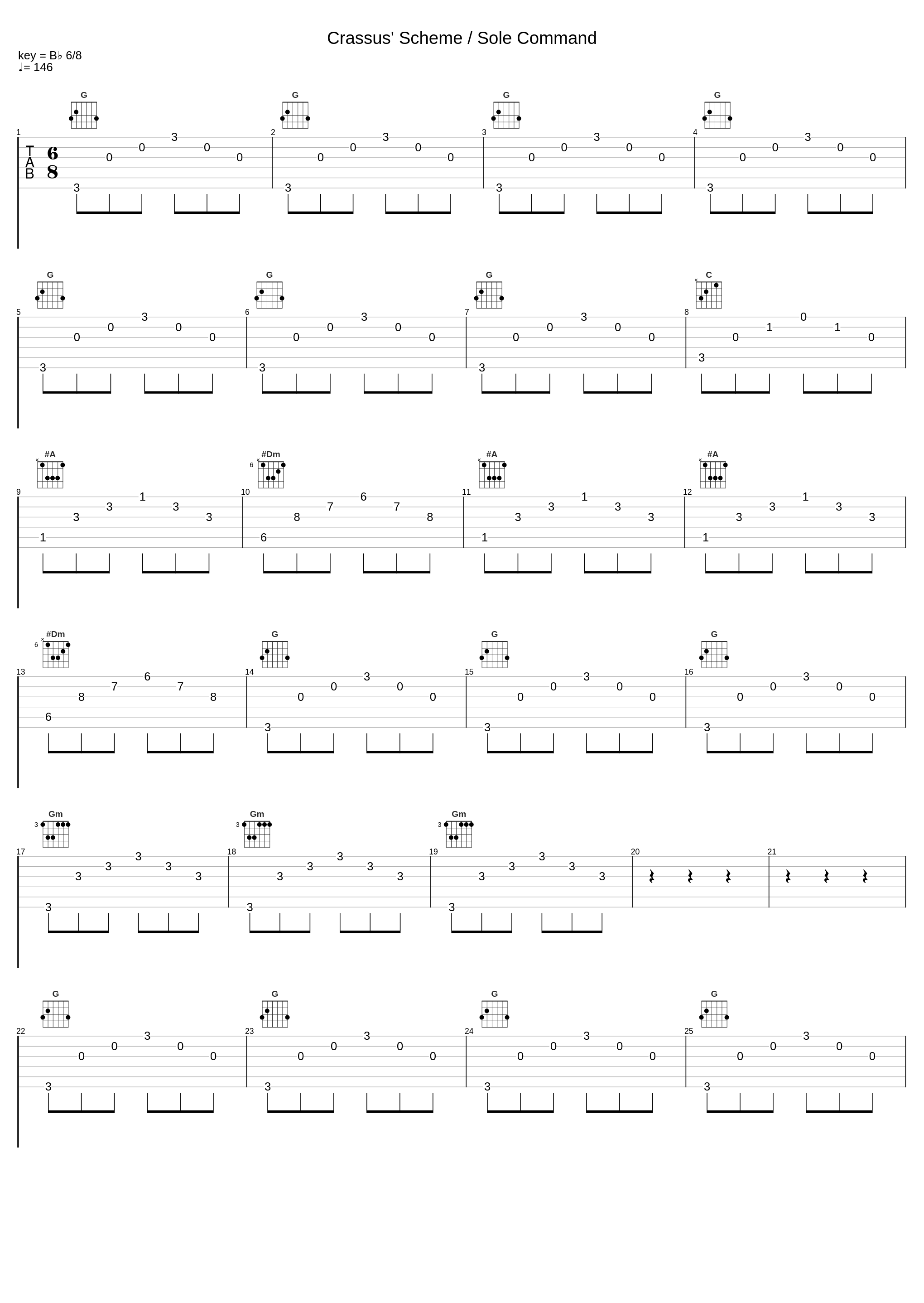 Crassus' Scheme / Sole Command_Joseph LoDuca_1