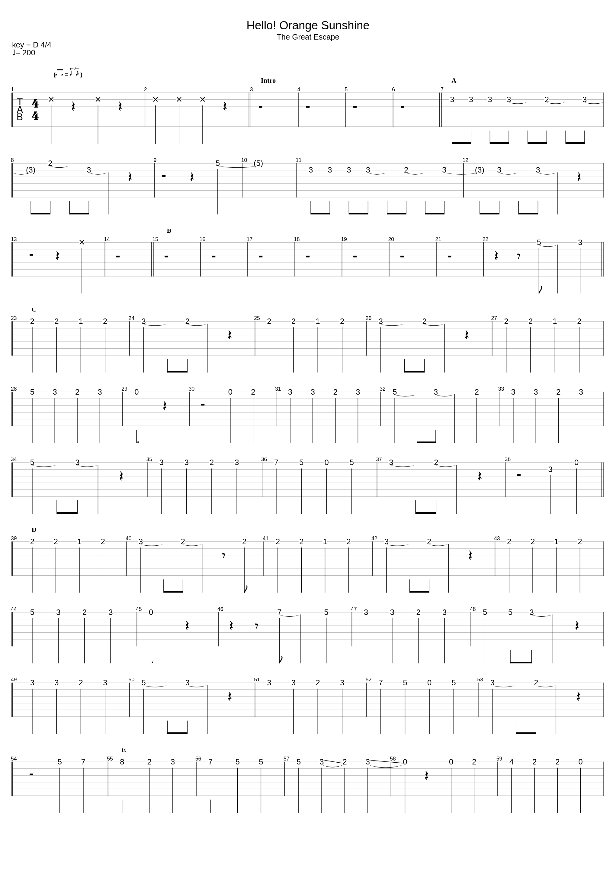 Hello Orange Sunshine_Judy and Mary_1