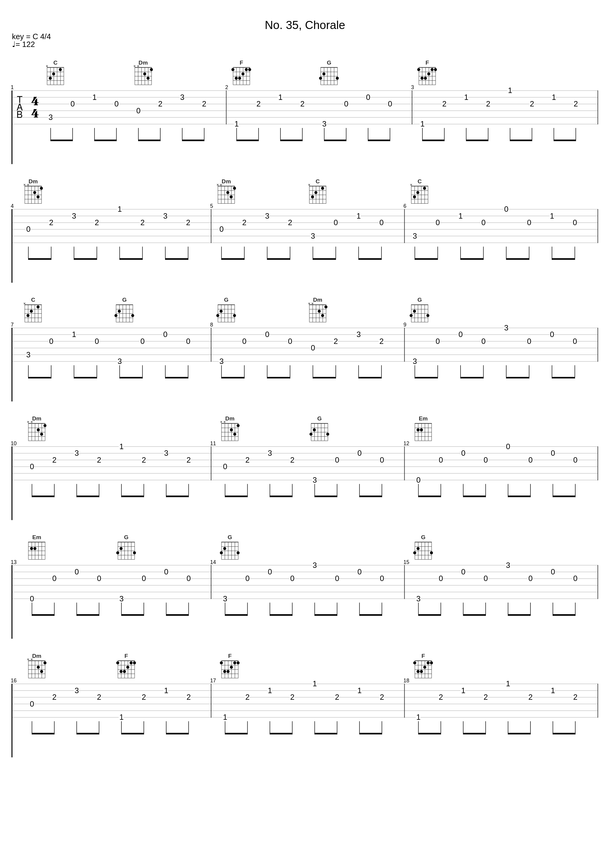 No. 35, Chorale_György Sándor,Béla Bartók_1