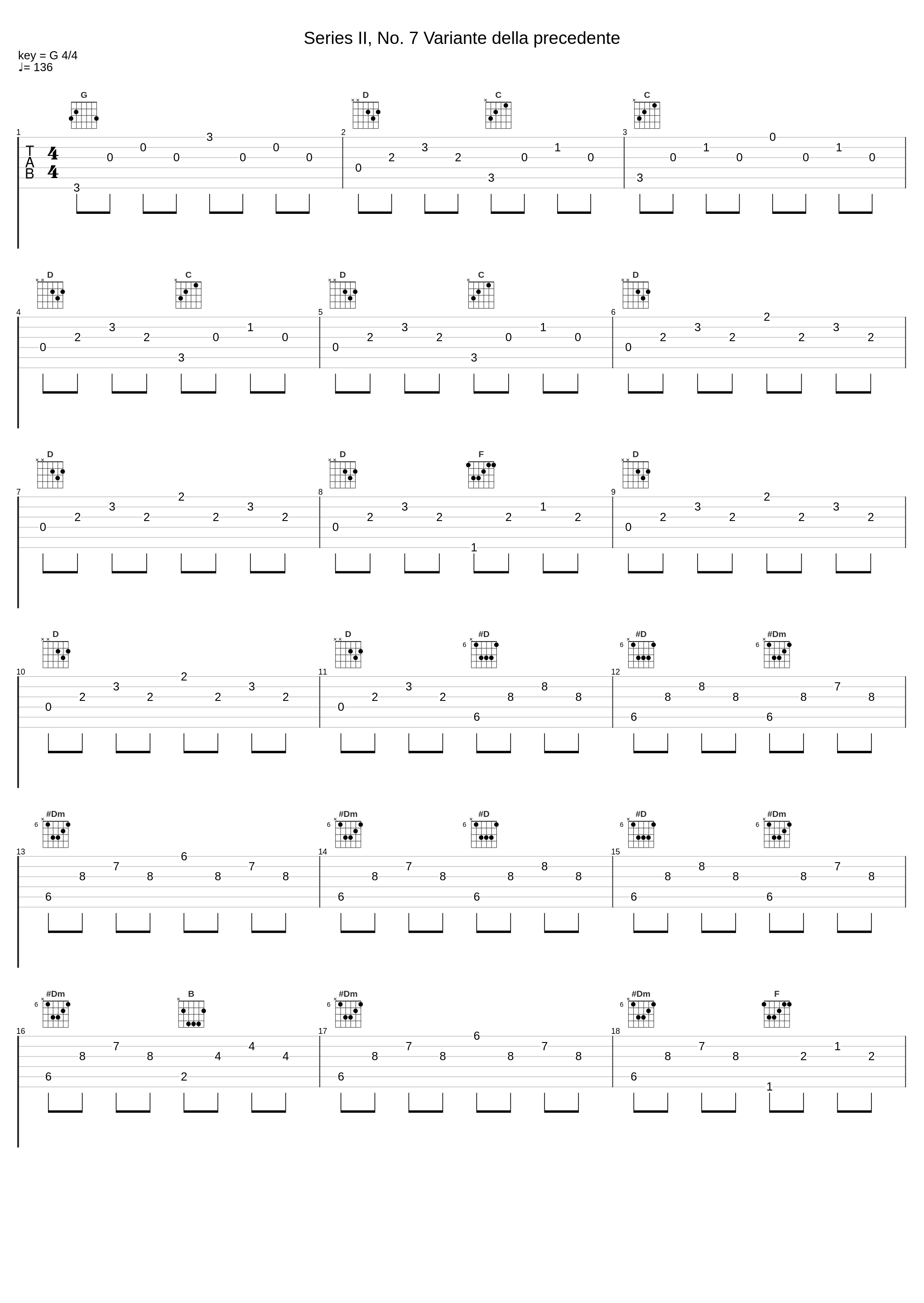 Series II, No. 7 Variante della precedente_György Sándor,Béla Bartók_1