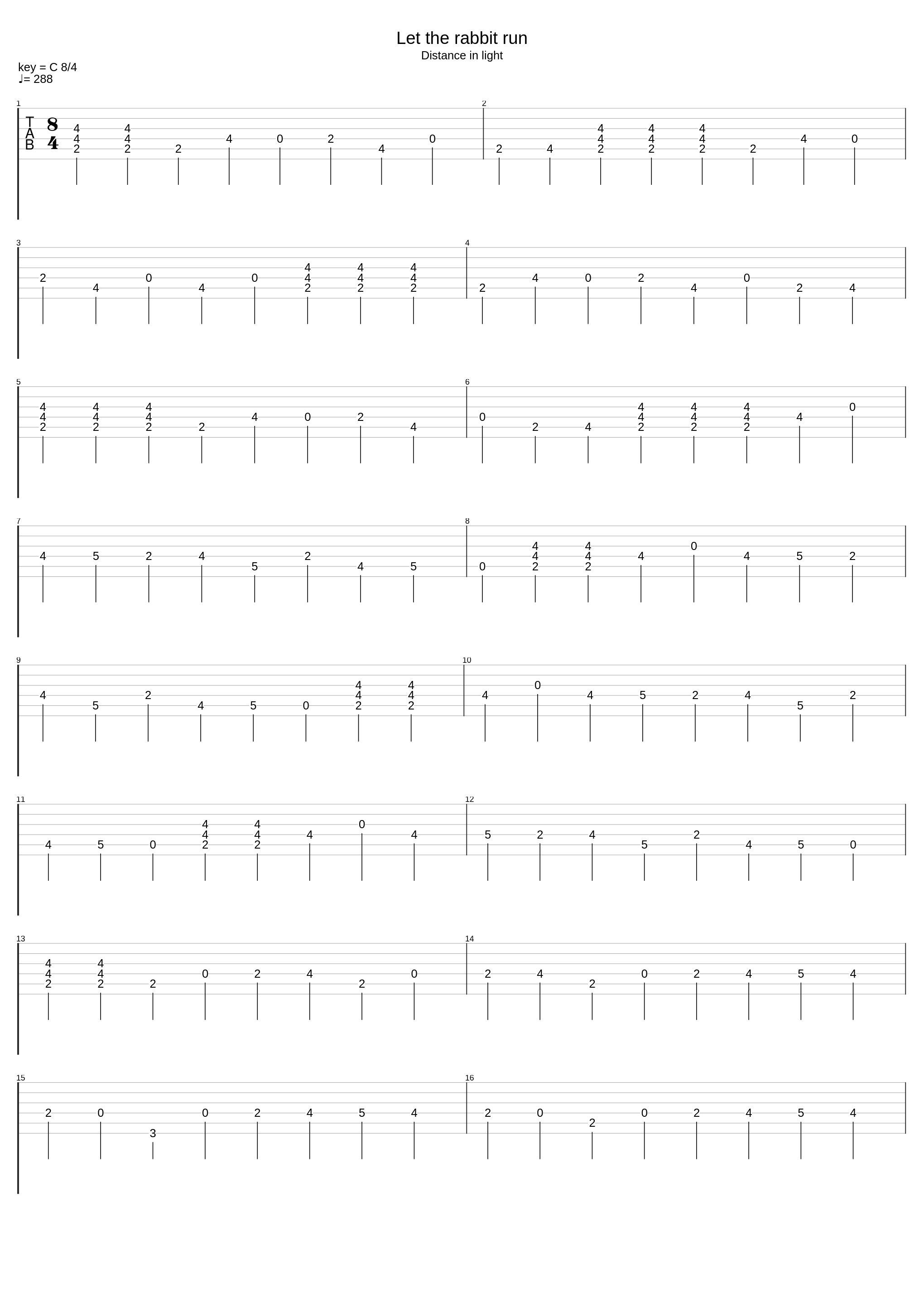 Let the rabbit run_Oniel G_1