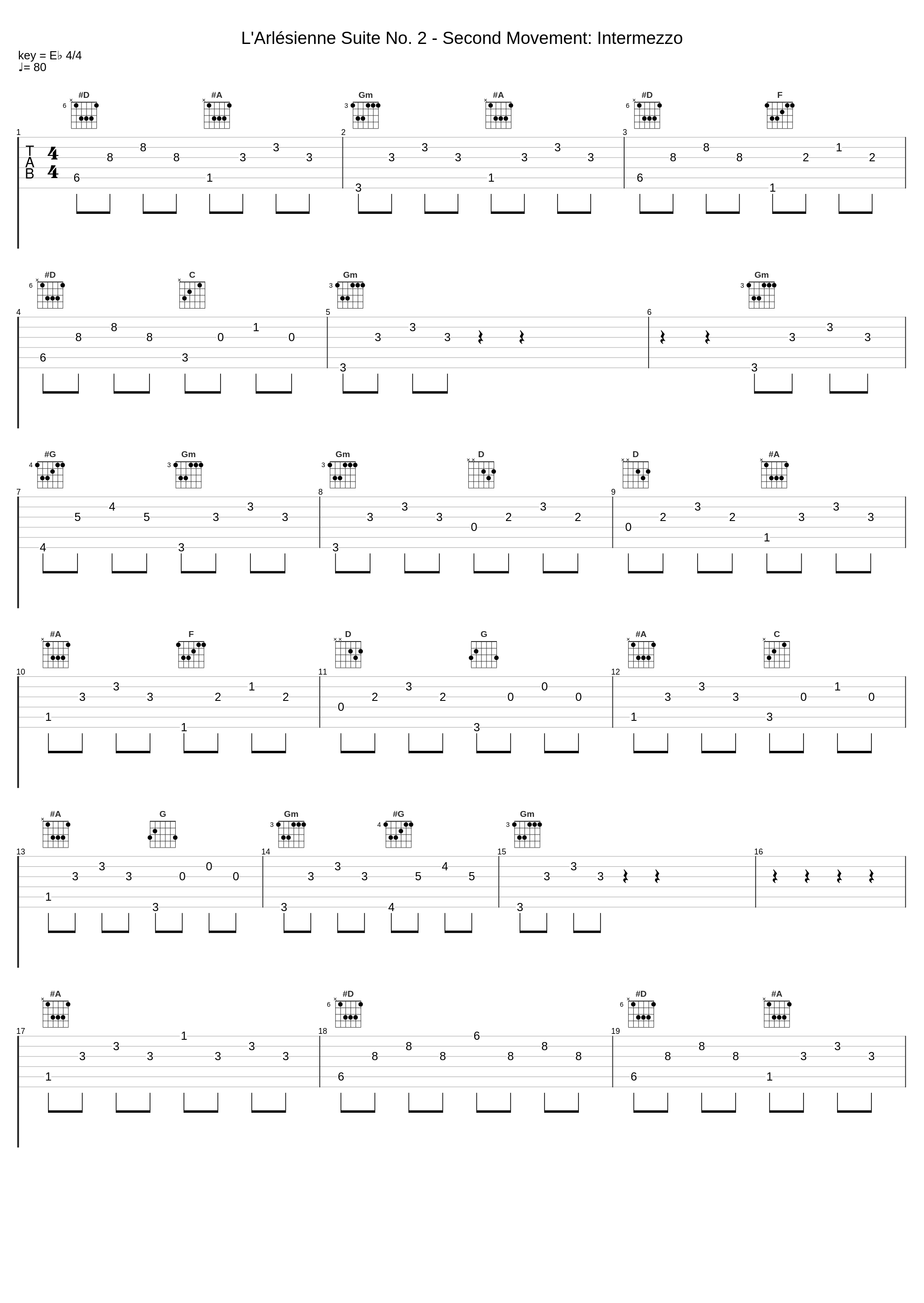 L'Arlésienne Suite No. 2 - Second Movement: Intermezzo_Paul Paray,Georges Bizet,Maurice Ravel_1