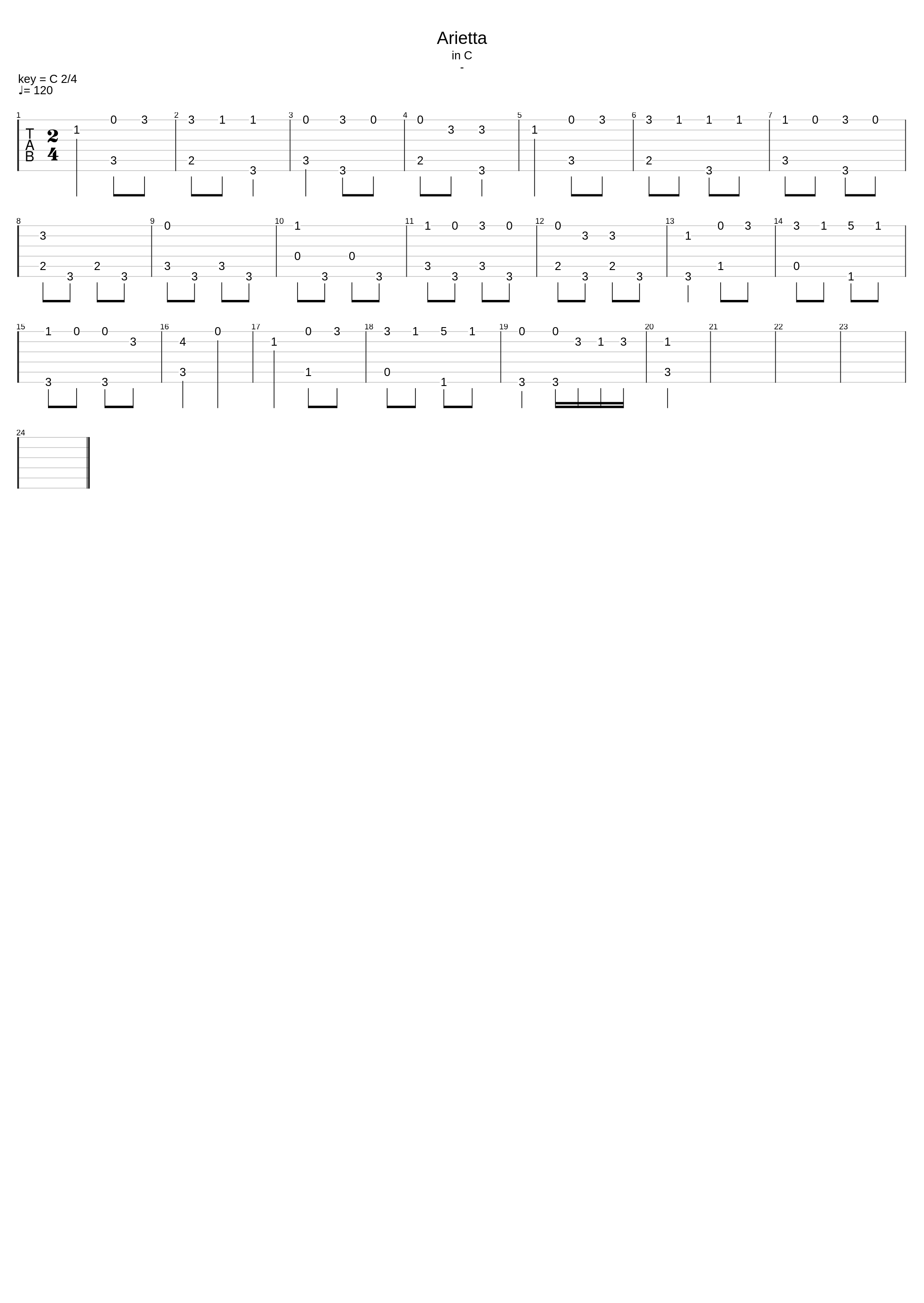 Arietta In C_Muzio Clementi_1