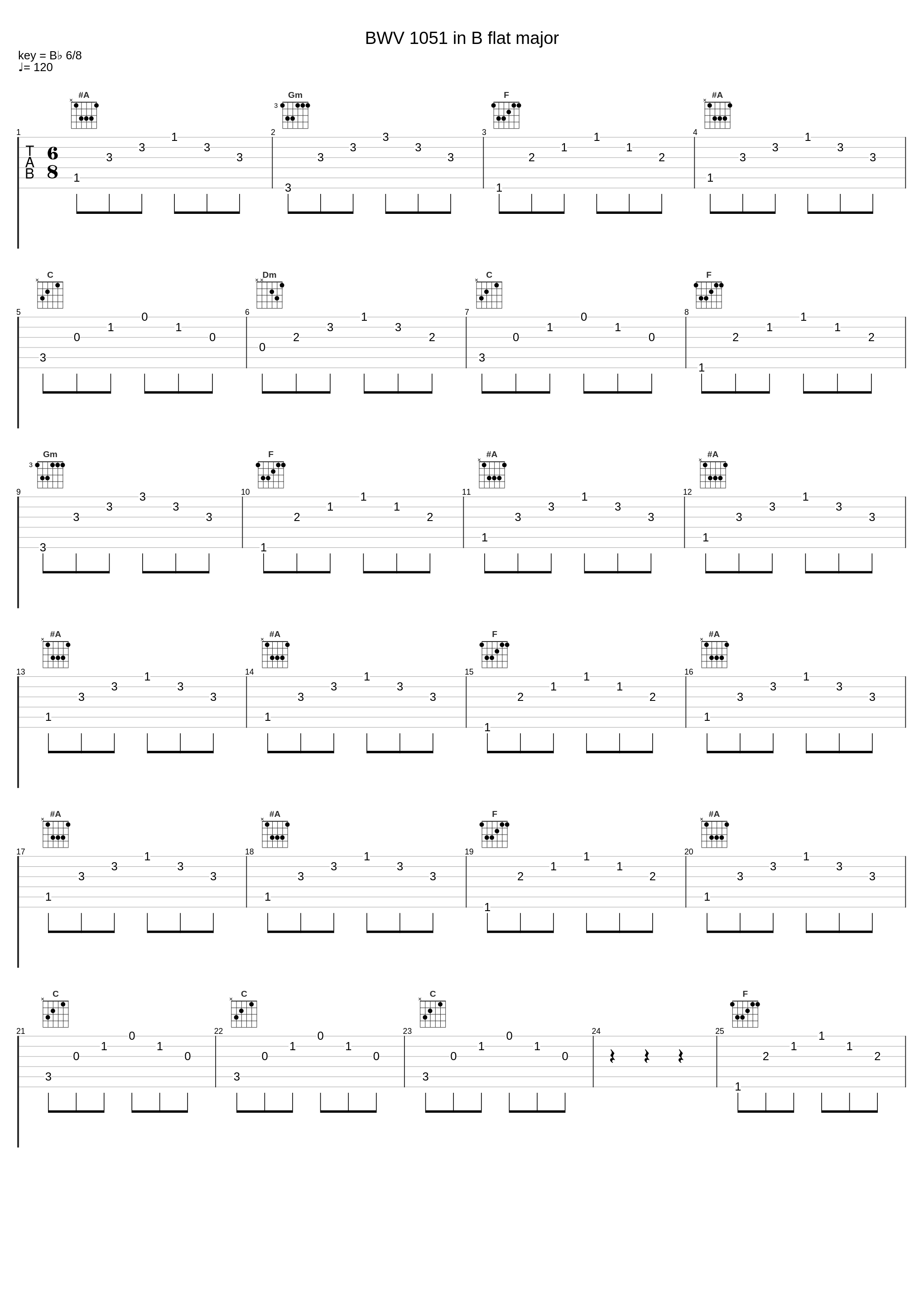 BWV 1051 in B flat major_Josef Suk_1